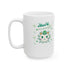 Kiss Me I'm Irish Cat Ceramic Mug