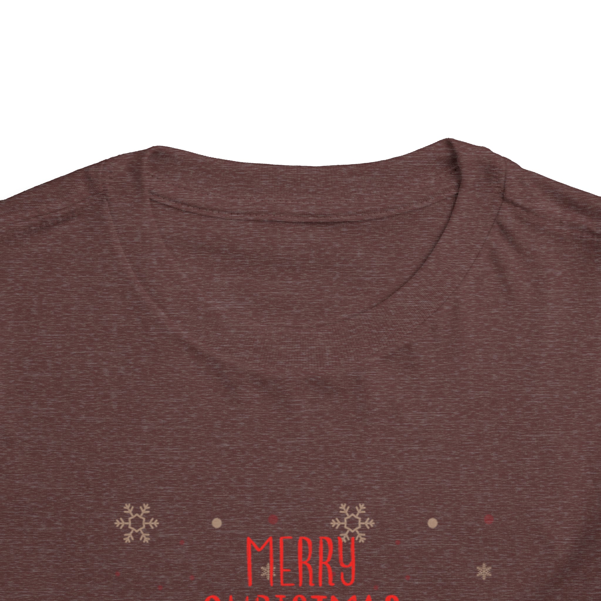 Merry Xmas Crew Toddler Short Sleeve Tee