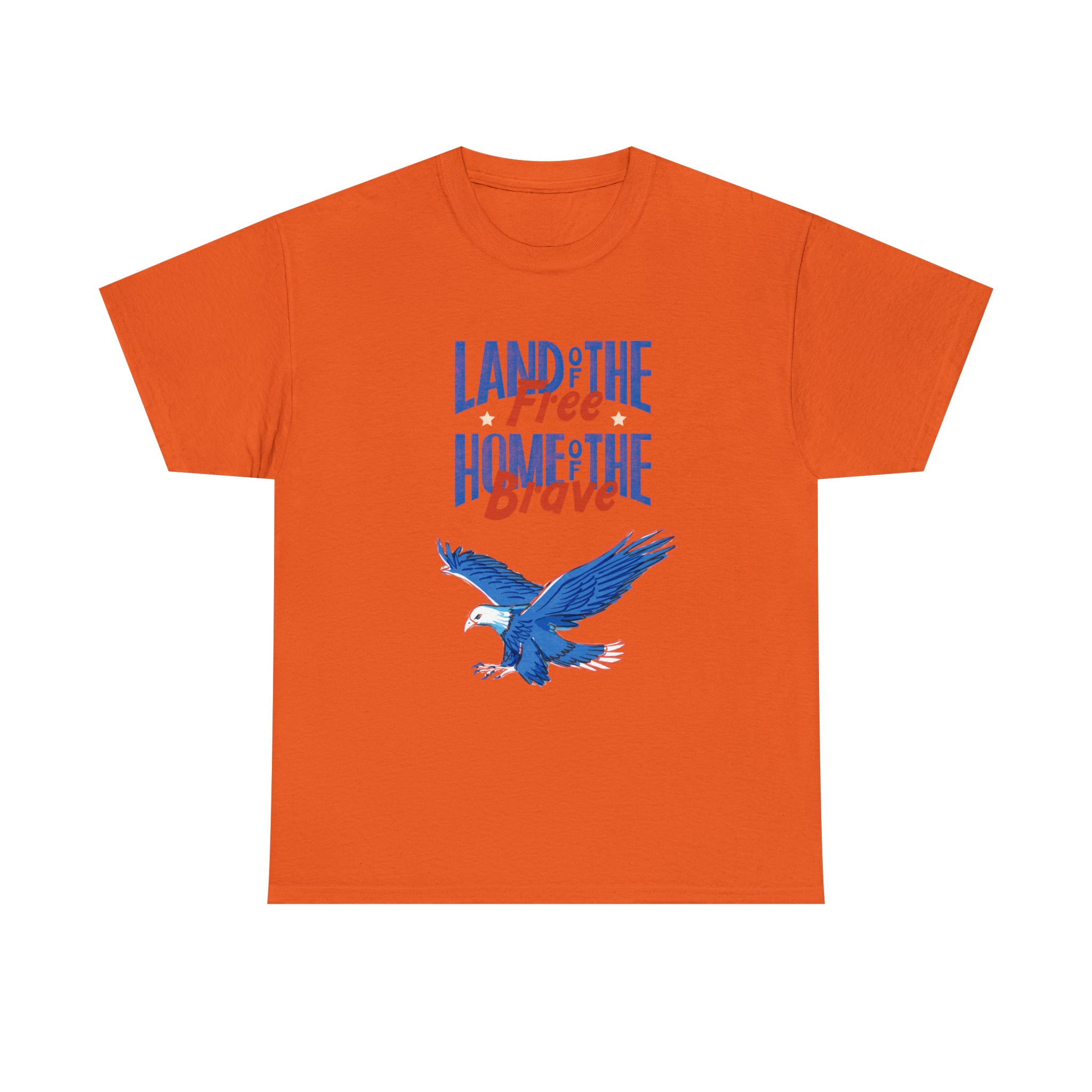 Land Of The Free Home Of The Brave Unisex Heavy Cotton Tee