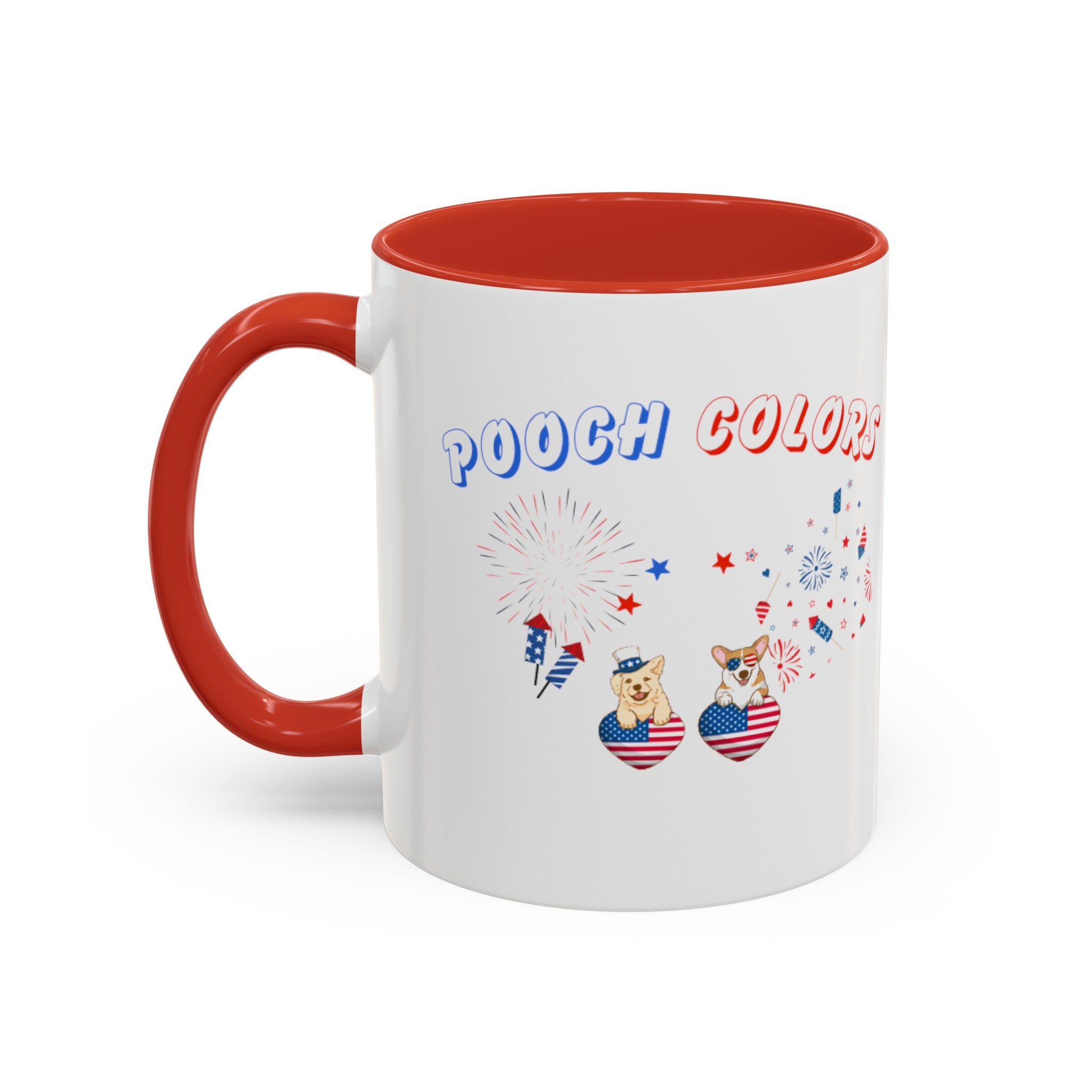Pooch Colors Accent Coffee Mug (11, 15oz)