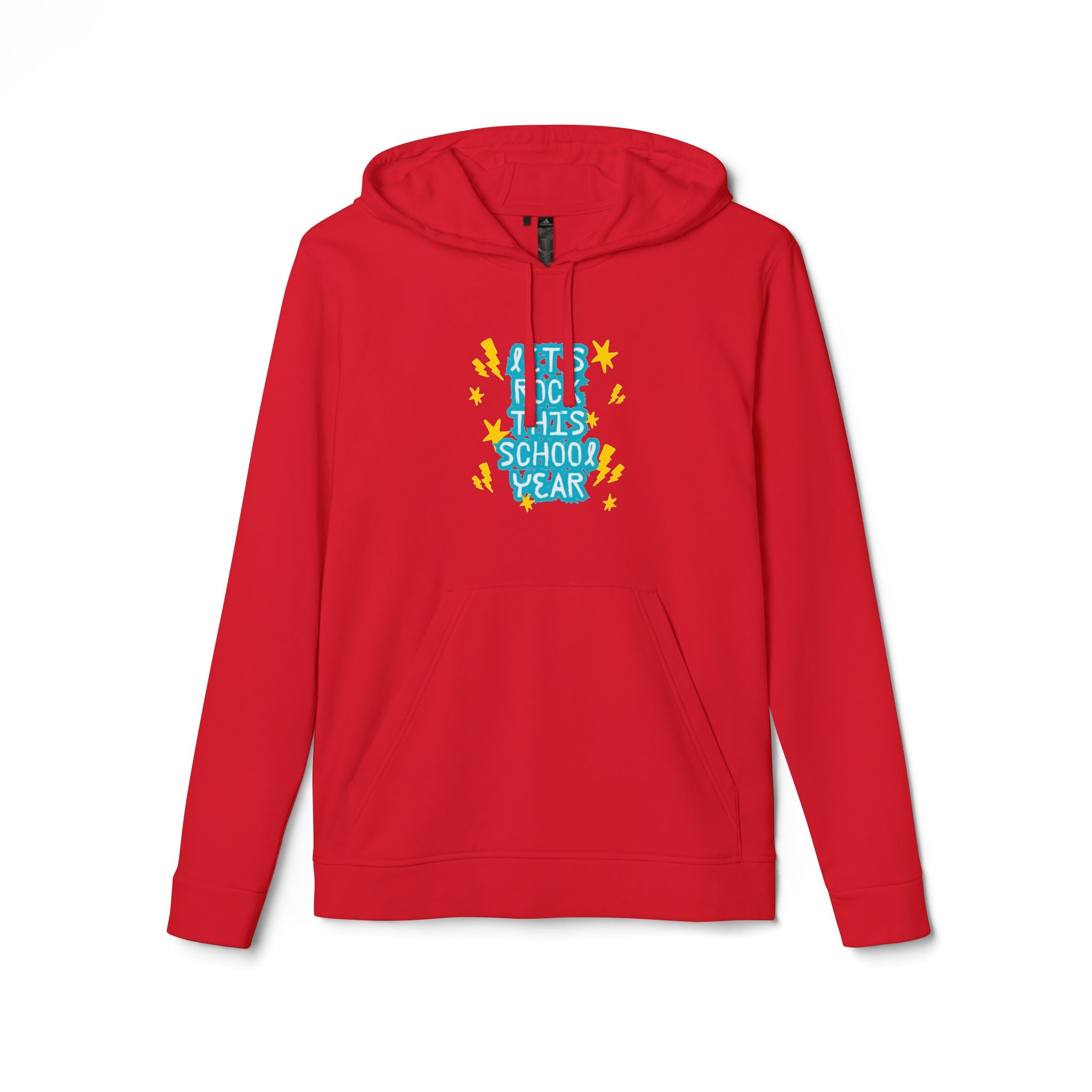 Let's Rock This Schoo Year adidas® Unisex Fleece Hoodie