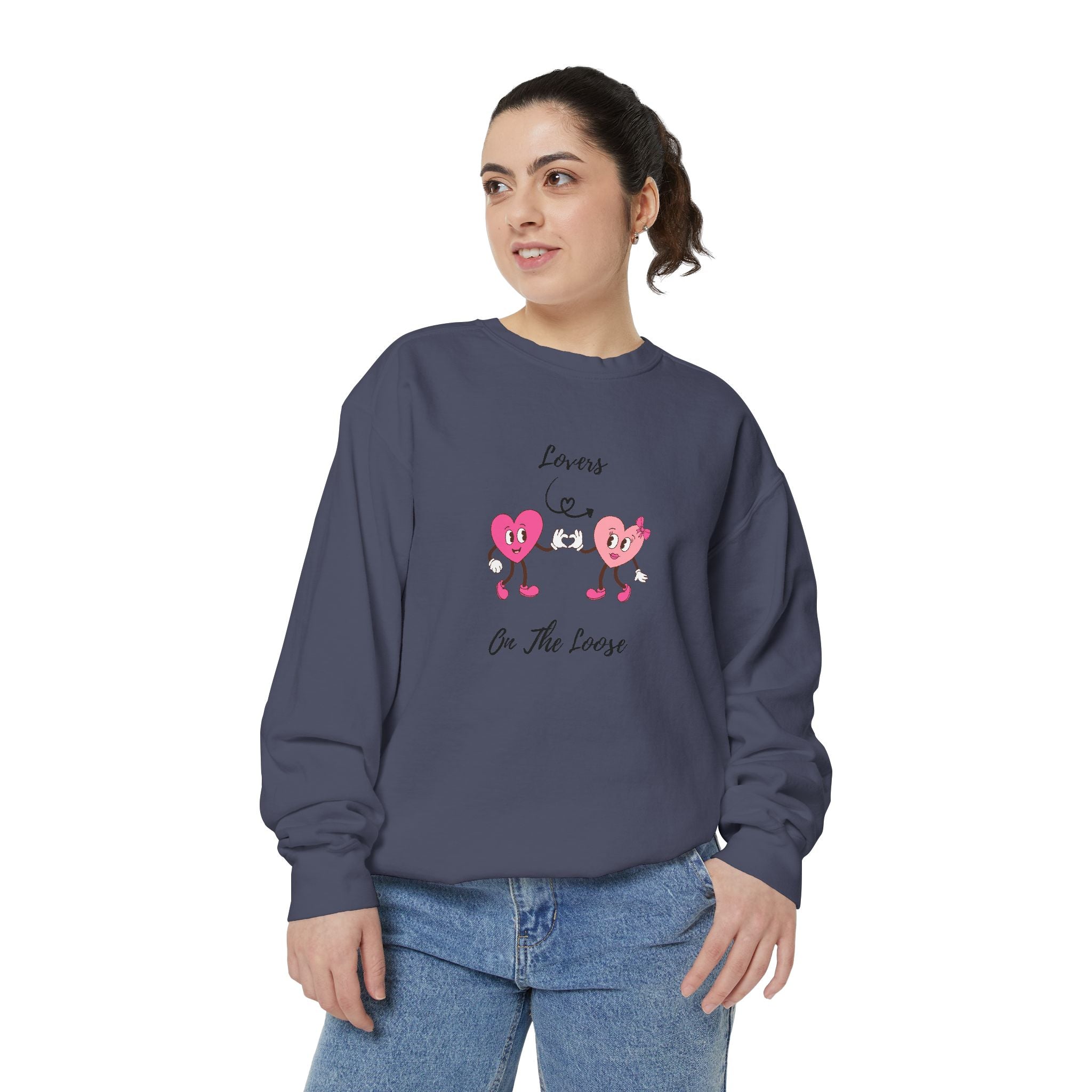 Lovers On The Loose Unisex Garment-Dyed Sweatshirt