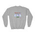 Frosty Party Youth Crewneck Sweatshirt