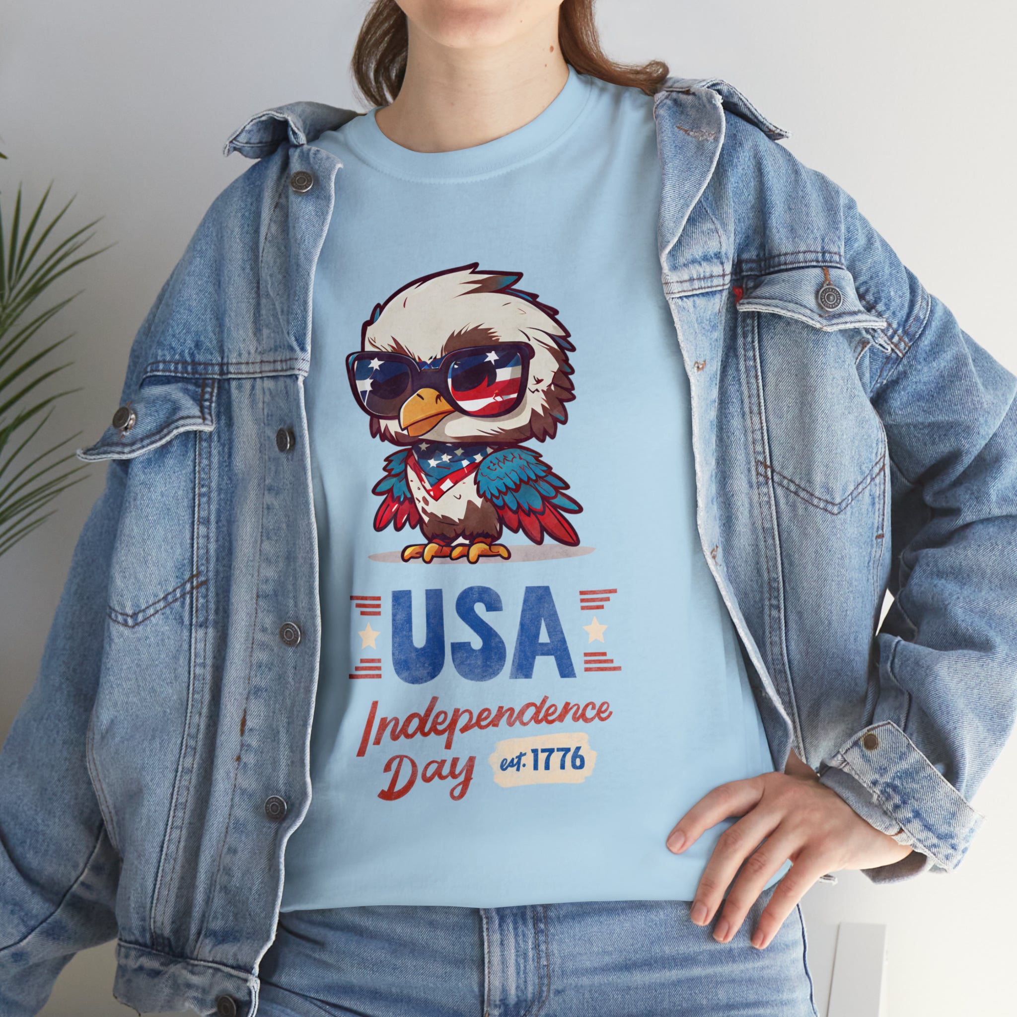 USA Independence Day Unisex Heavy Cotton Tee