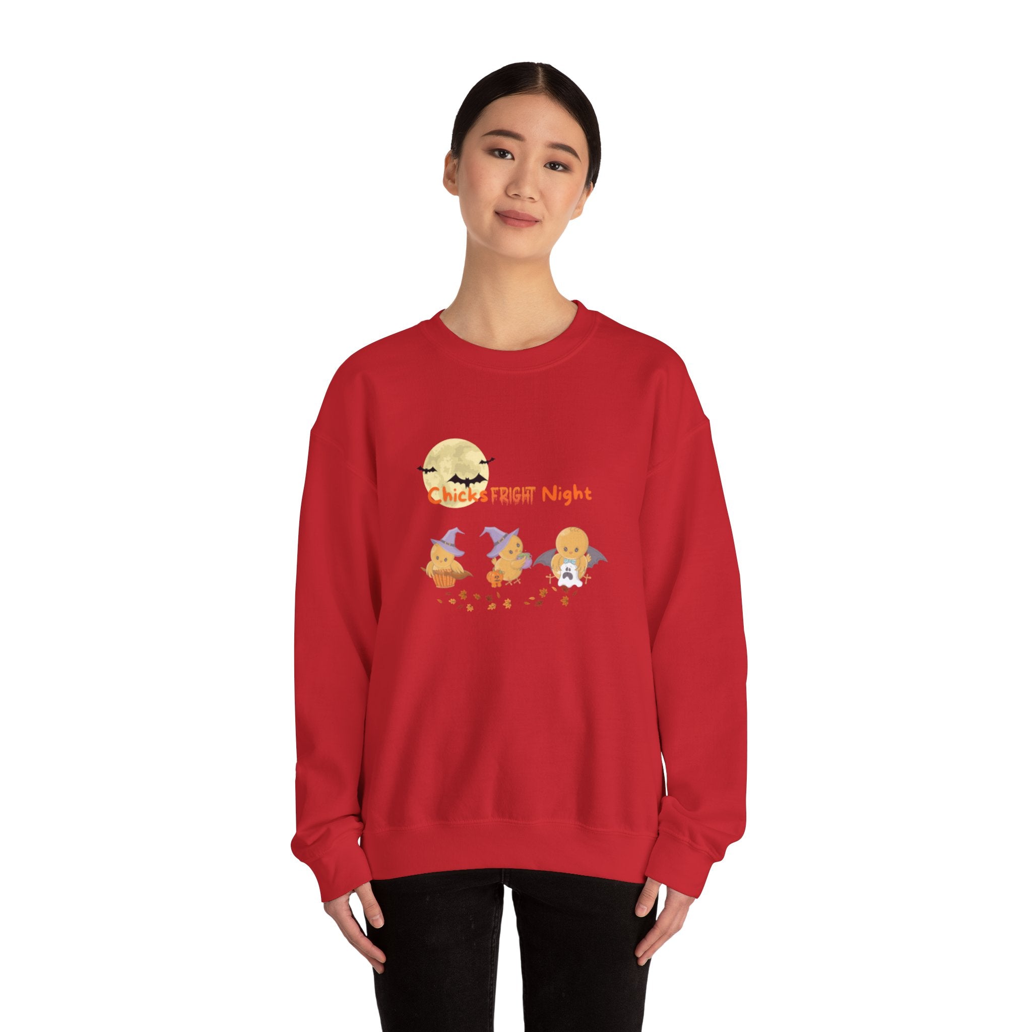 Chicks Fright Night Unisex Heavy Blend™ Crewneck Sweatshirt