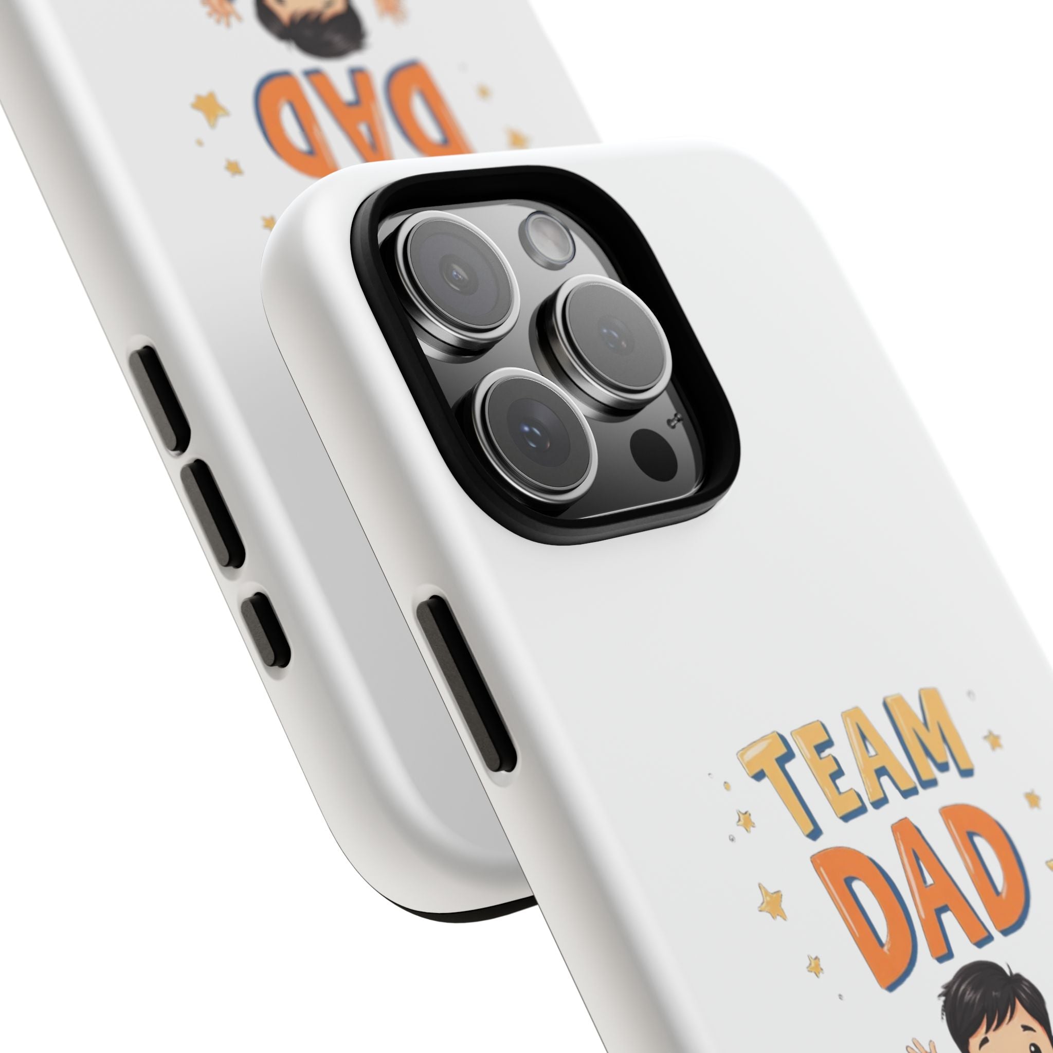 Team Dad Phone Case, Fun Gift for Fathers, Durable Phone Protector, Cute Dad Team Merchandise, Father's Day Special