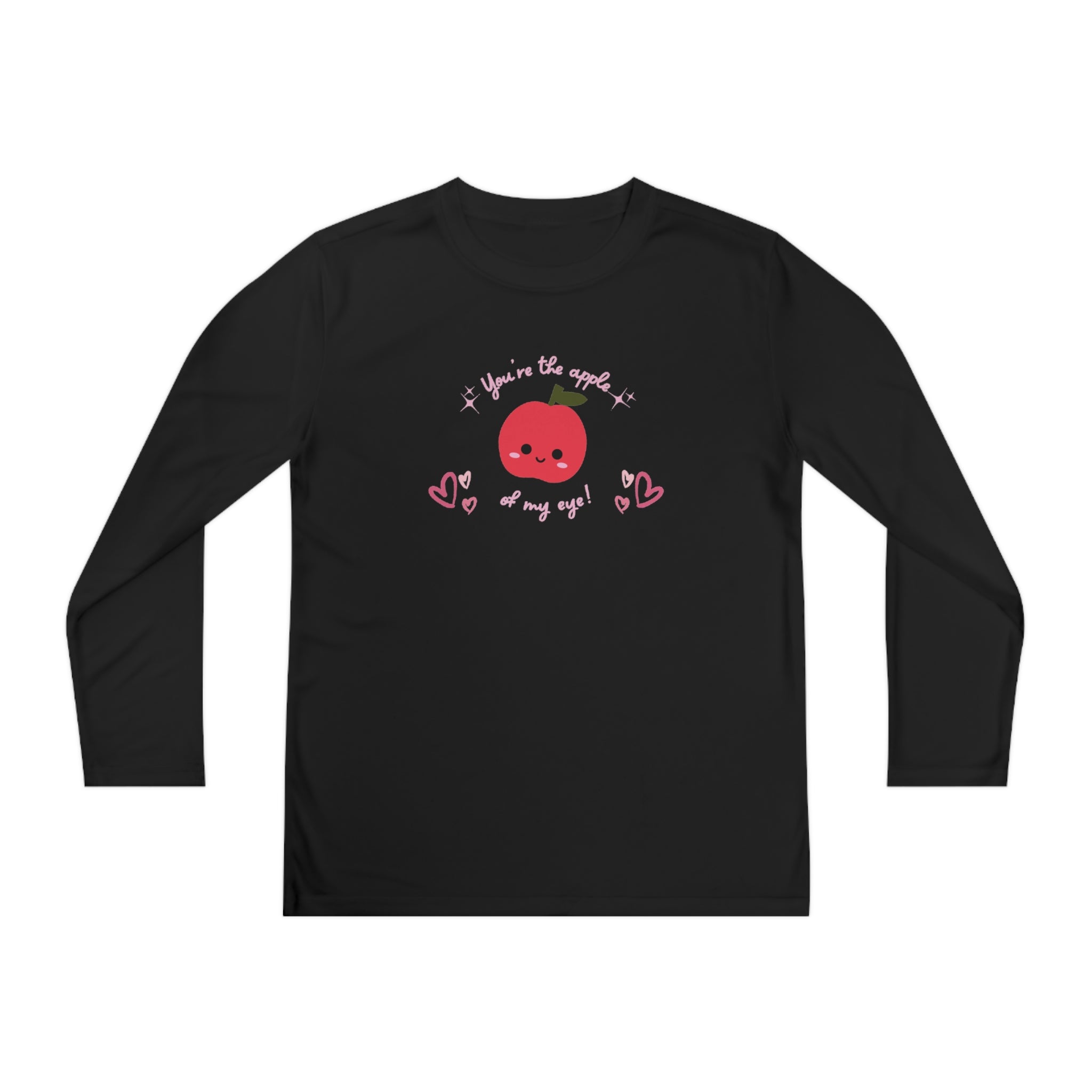 You Are The Apple Of My Eyes Youth Long Sleeve Competitor Tee