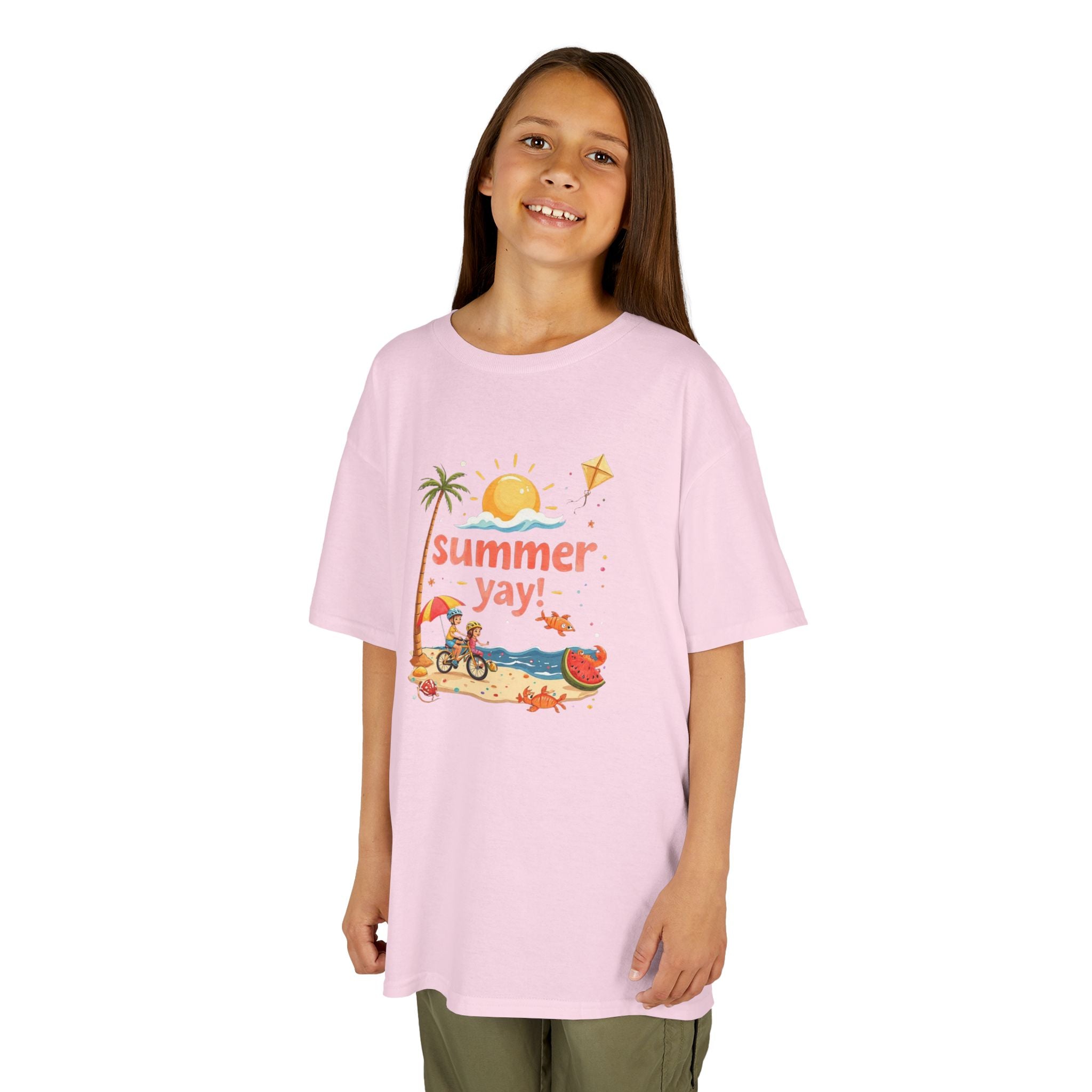 Summer Yay! Tee Kid's Heavy Cotton