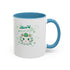 Kiss Me I'm Irish Cat  Accent Mug