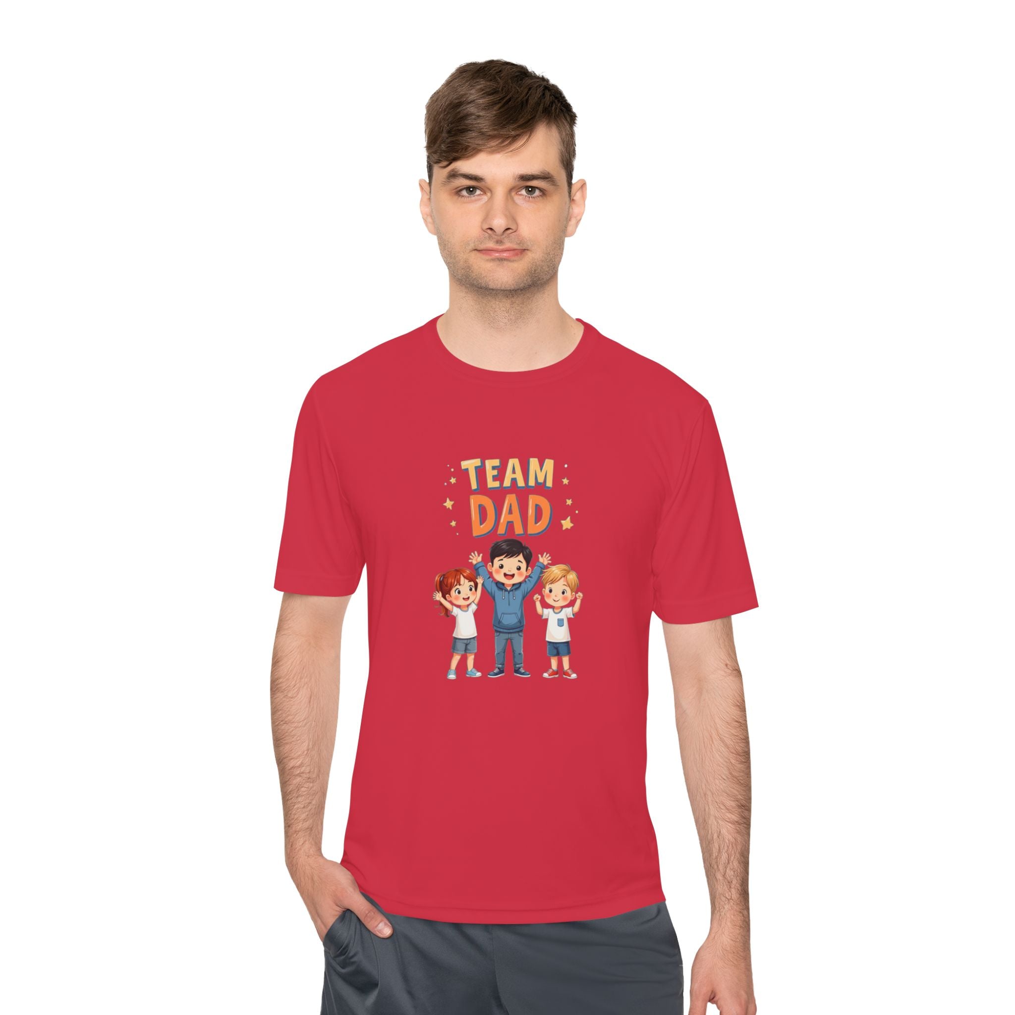 Team Dad Moisture Wicking Tee