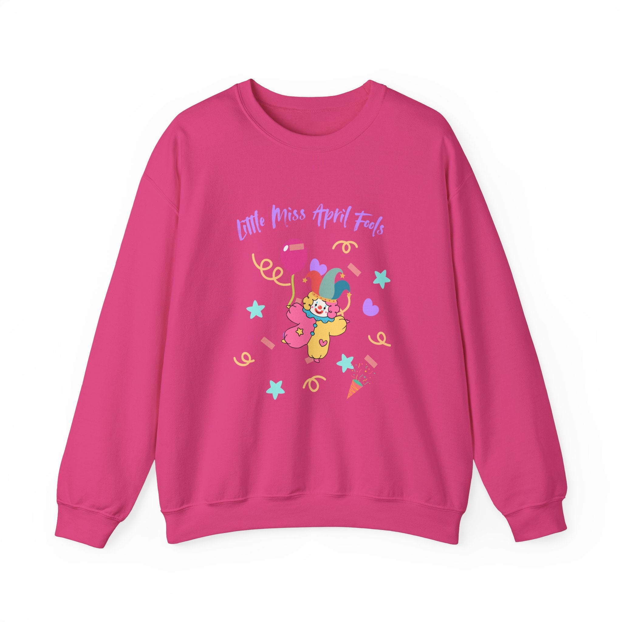 Little Miss April Fool's Day Unisex Heavy Blend™ Crewneck Sweatshirt