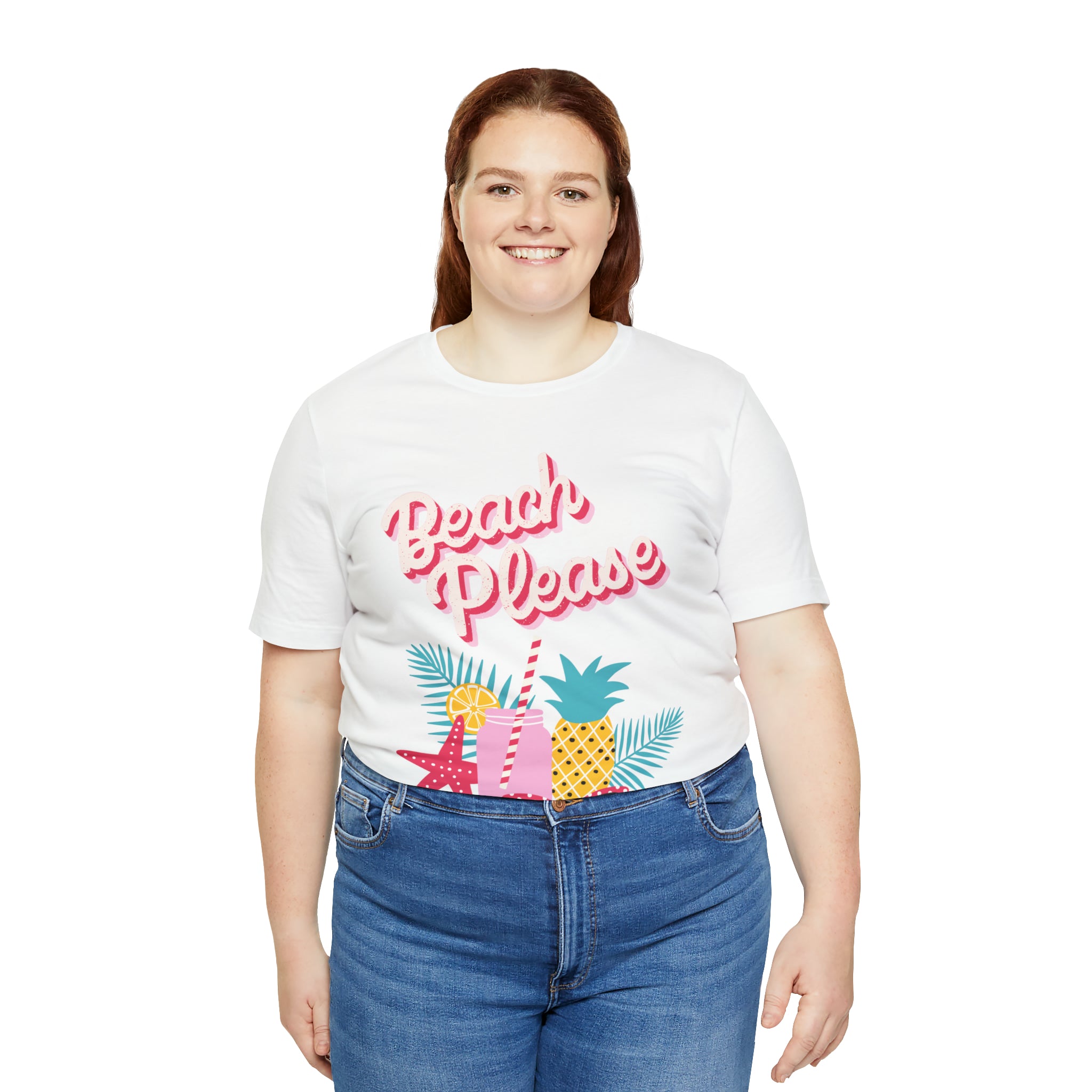 Beach Please Unisex Jersey Short Sleeve Tee