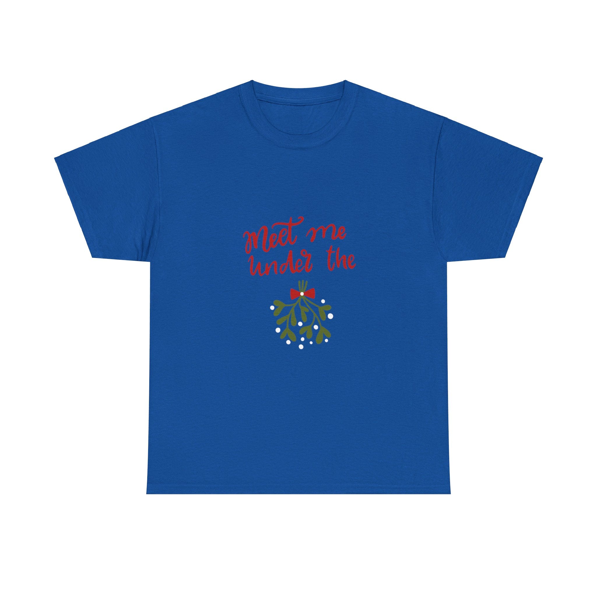 Meet Me Under The Mistletoe Unisex Heavy Cotton Tee