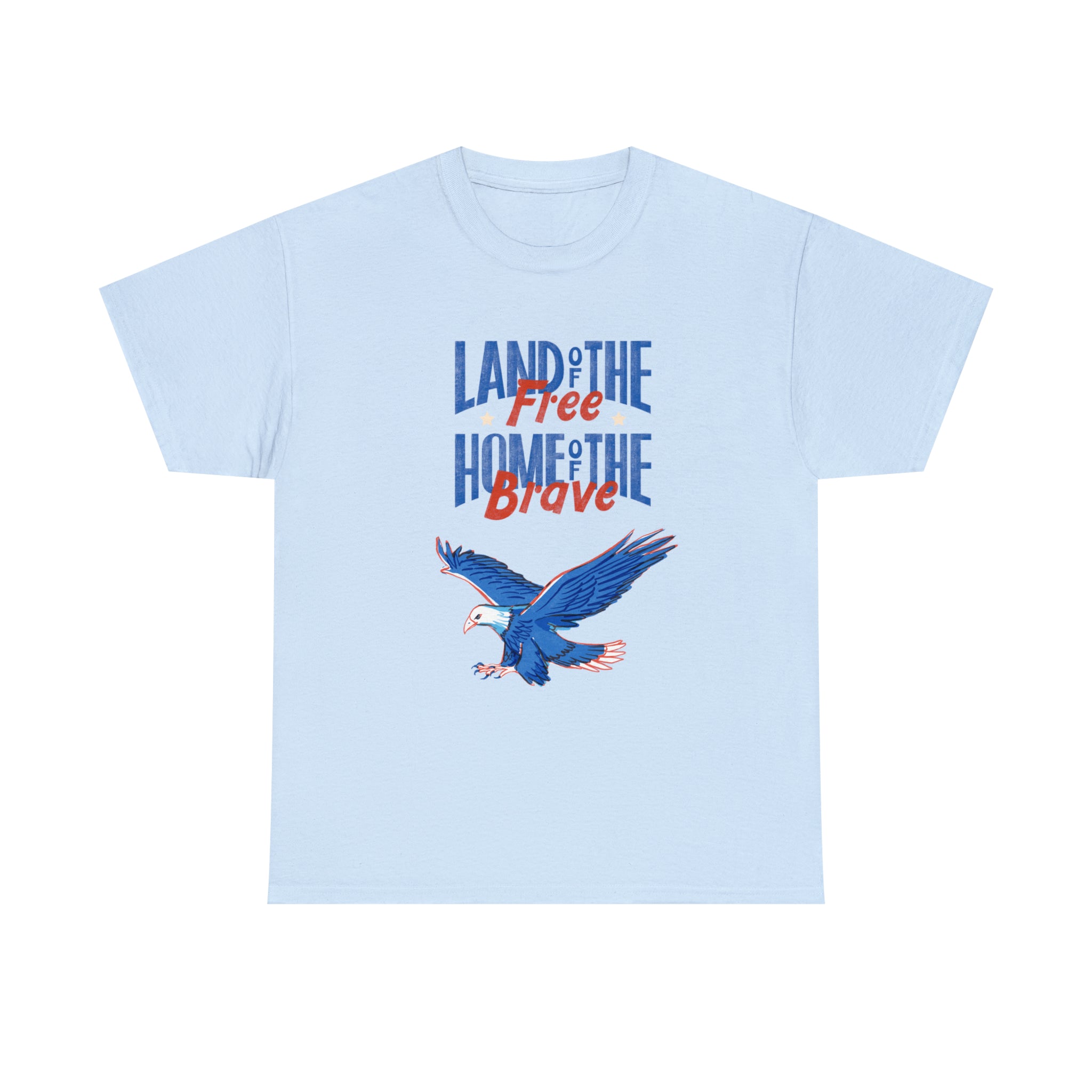 Land Of The Free Home Of The Brave Unisex Heavy Cotton Tee