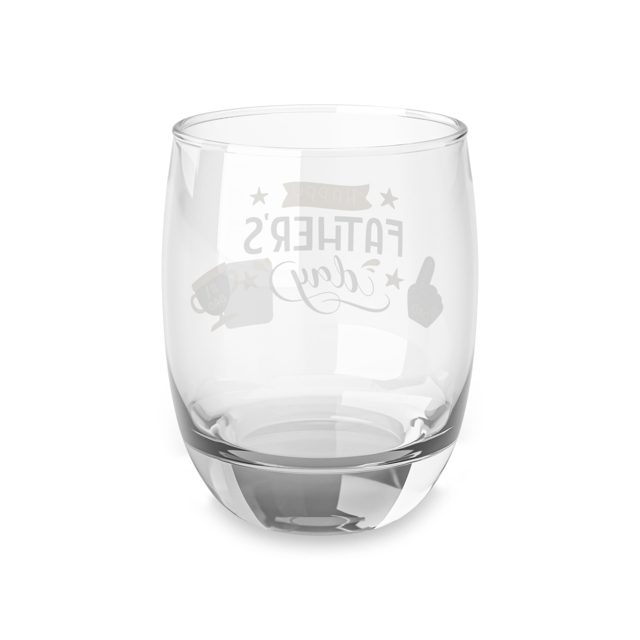 Happy Father's Day No.1 Whiskey Glass