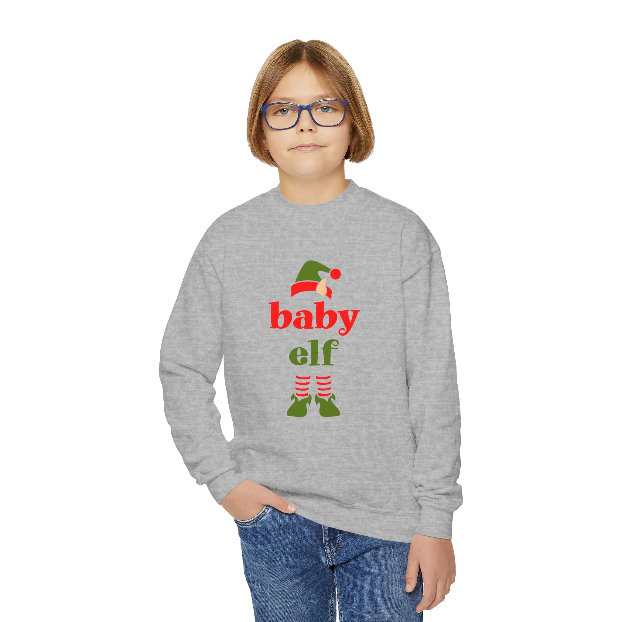 Baby Elf Youth Crewneck Sweatshirt