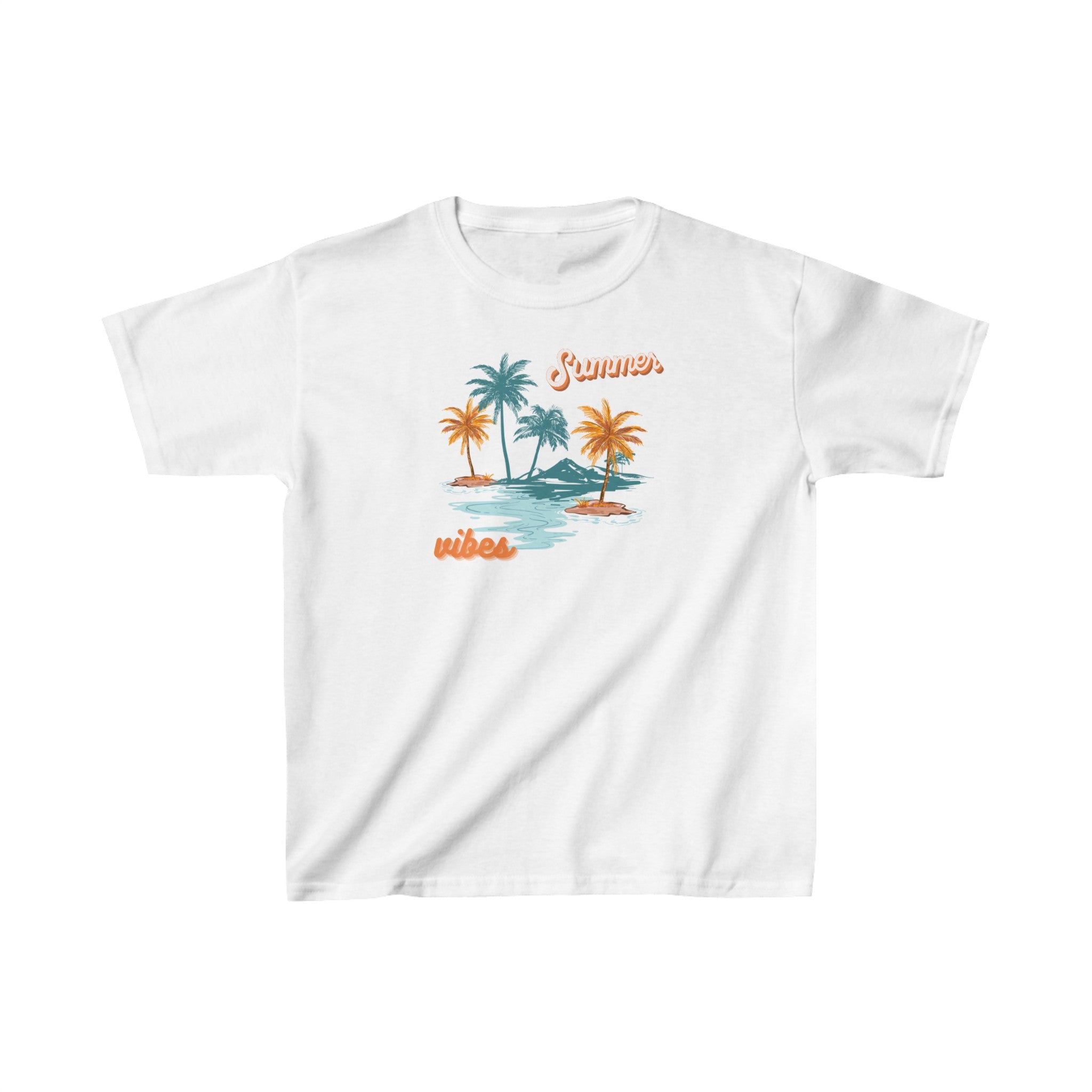 Summer Season Vibes Kids Heavy Cotton™ Tee