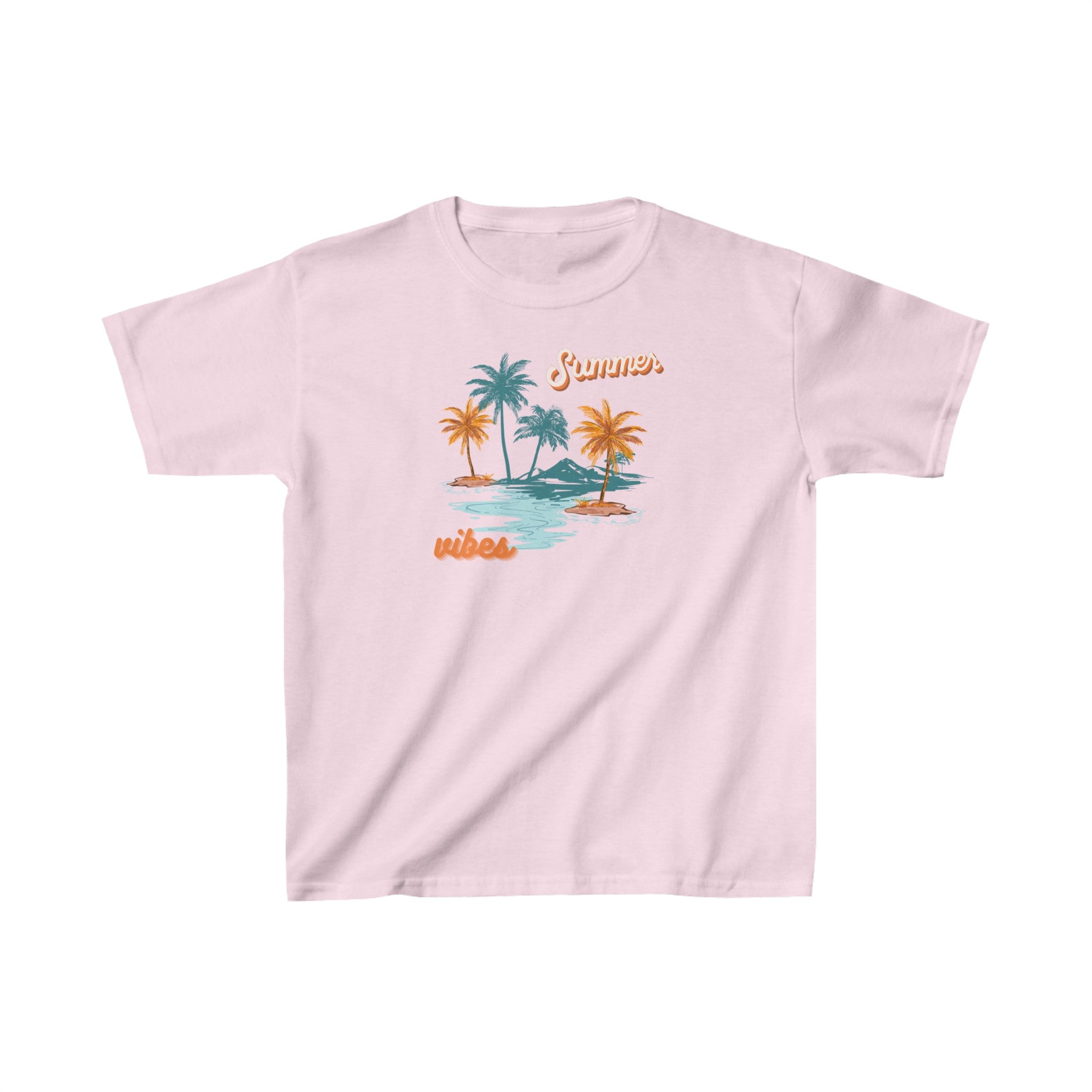 Summer Season Vibes Kids Heavy Cotton™ Tee