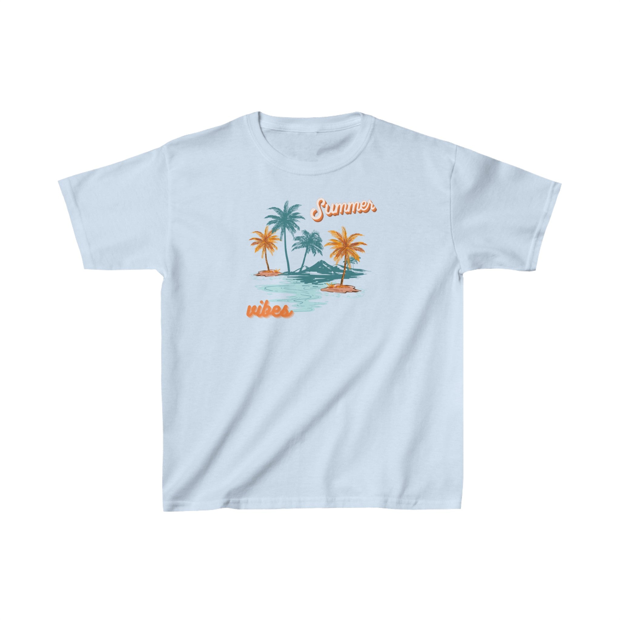 Summer Season Vibes Kids Heavy Cotton™ Tee