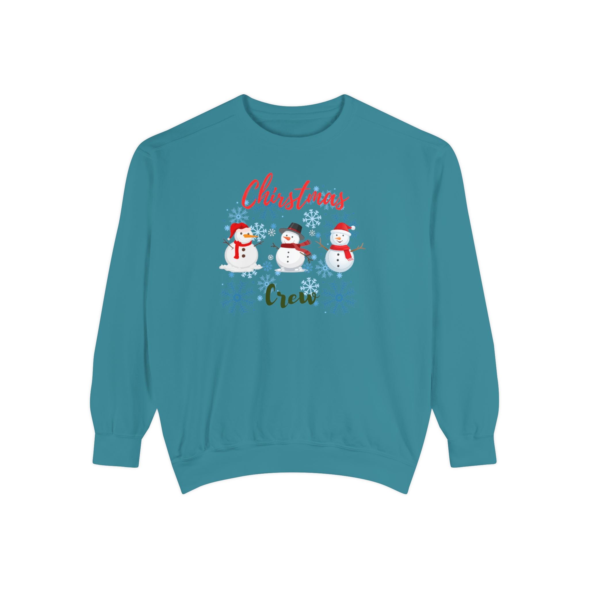 Christmas Crew Unisex Garment-Dyed Sweatshirt