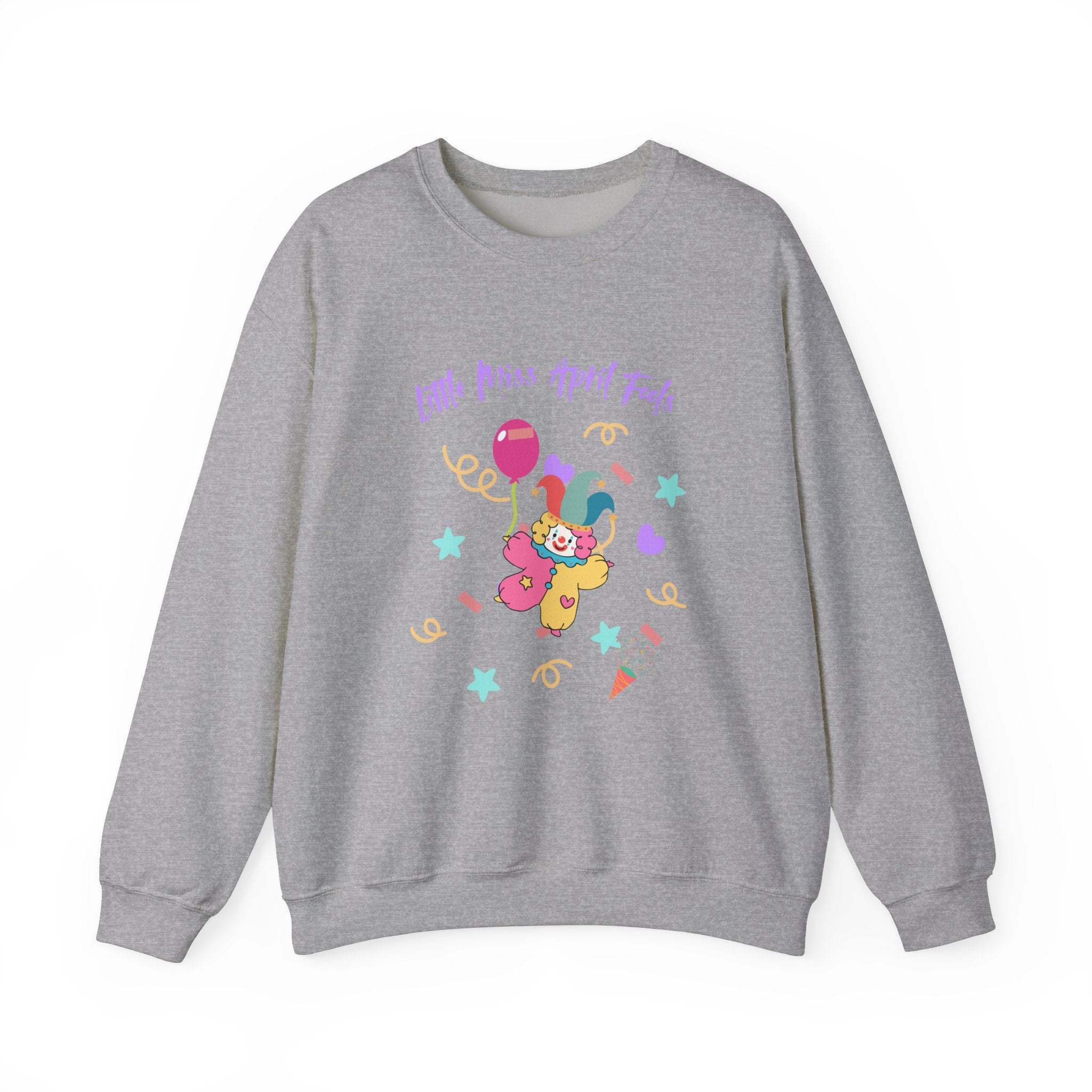 Little Miss April Fool's Day Unisex Heavy Blend™ Crewneck Sweatshirt