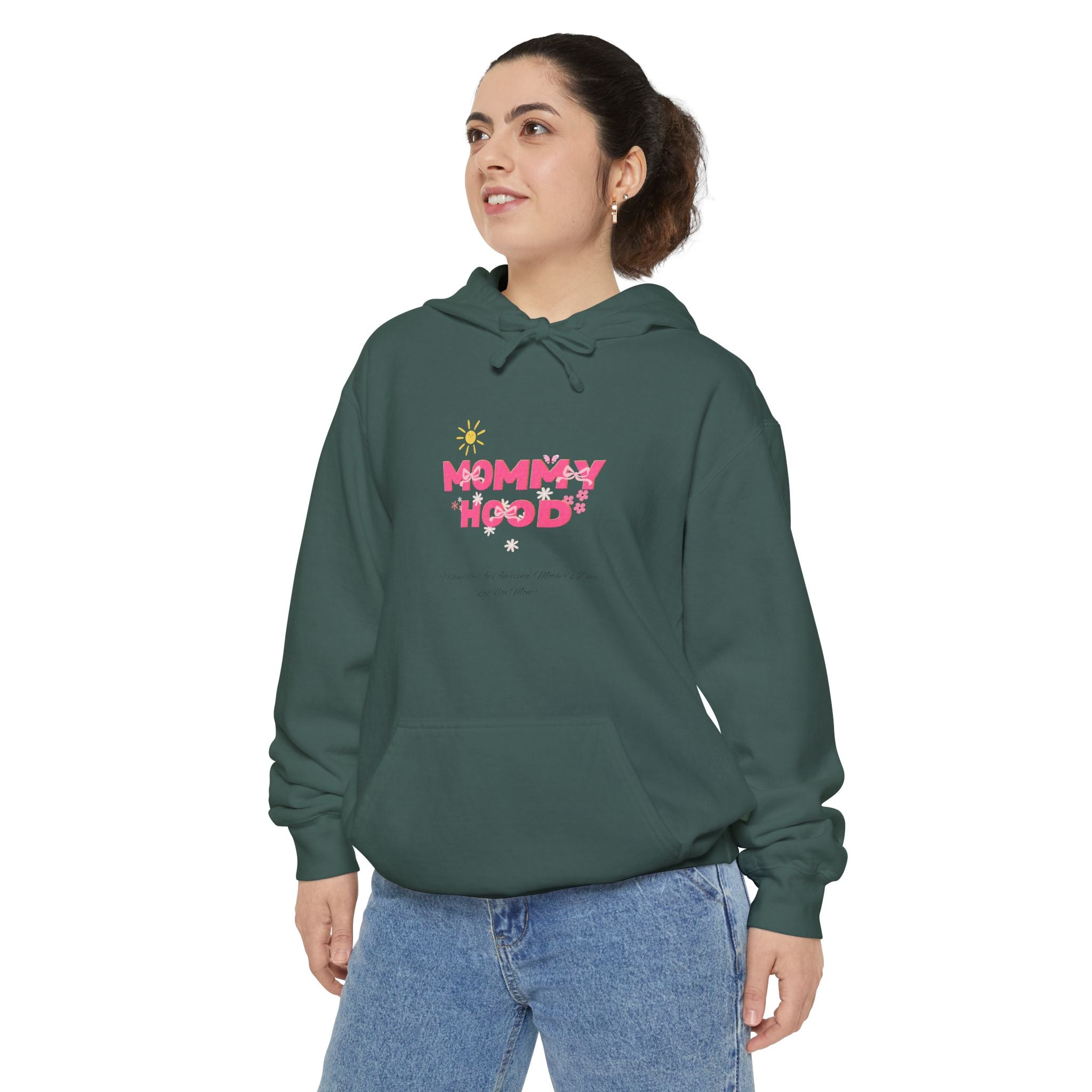Mommy Hood Graphic Unisex Hoodie - Perfect for New Moms