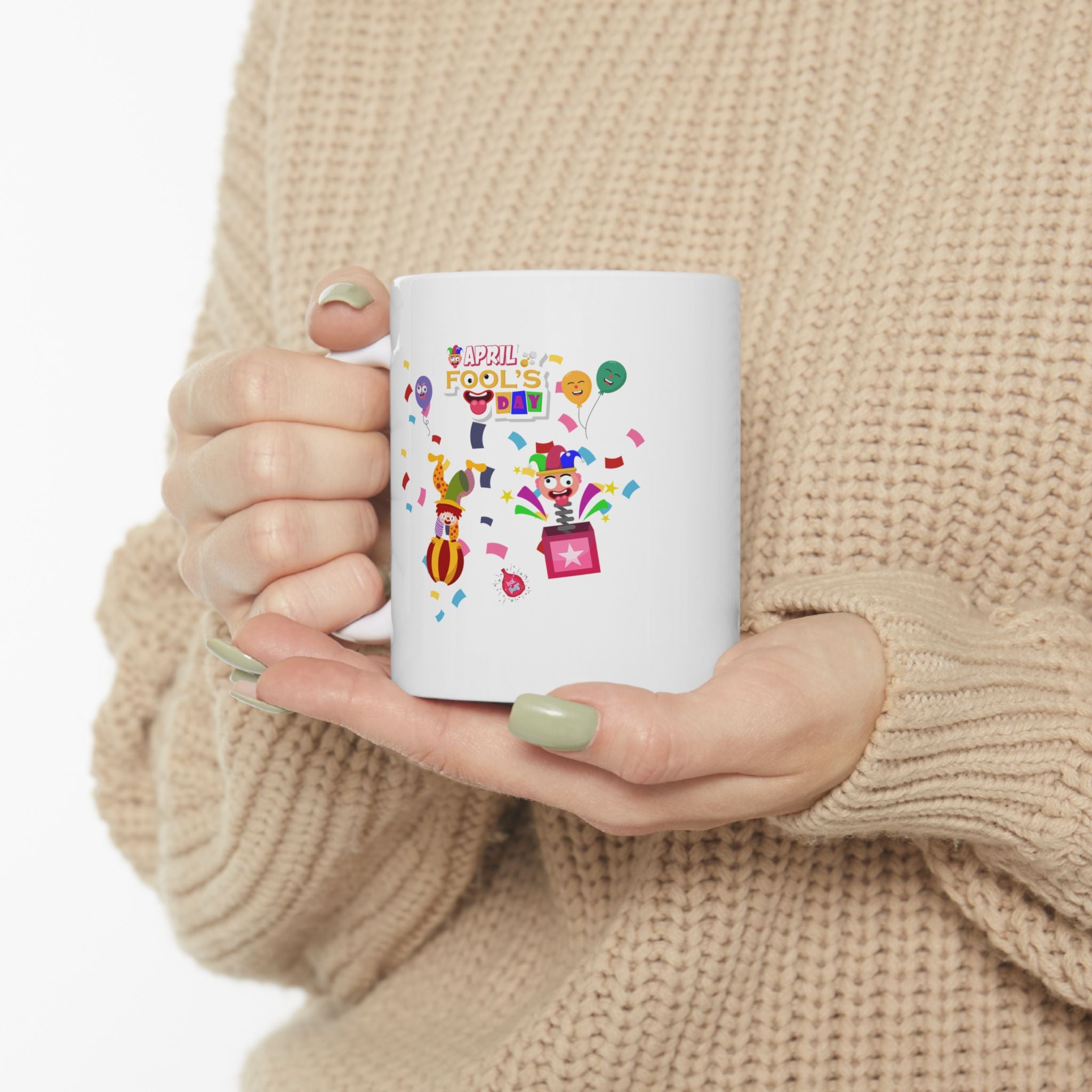 All April Fool's Day Ceramic Mug  (11oz & 15oz)