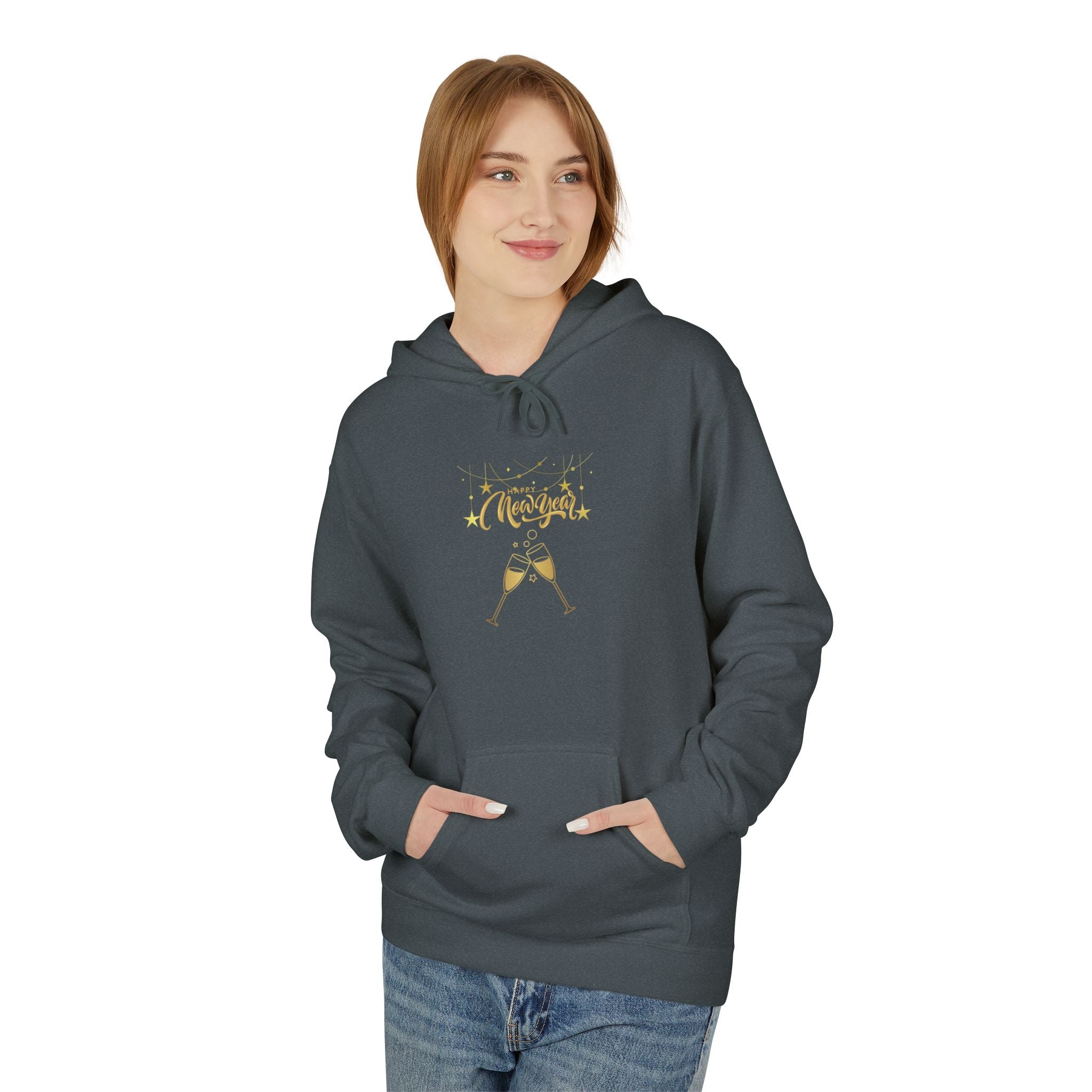 Happy New Year Unisex Midweight Softstyle Fleece Hoodie