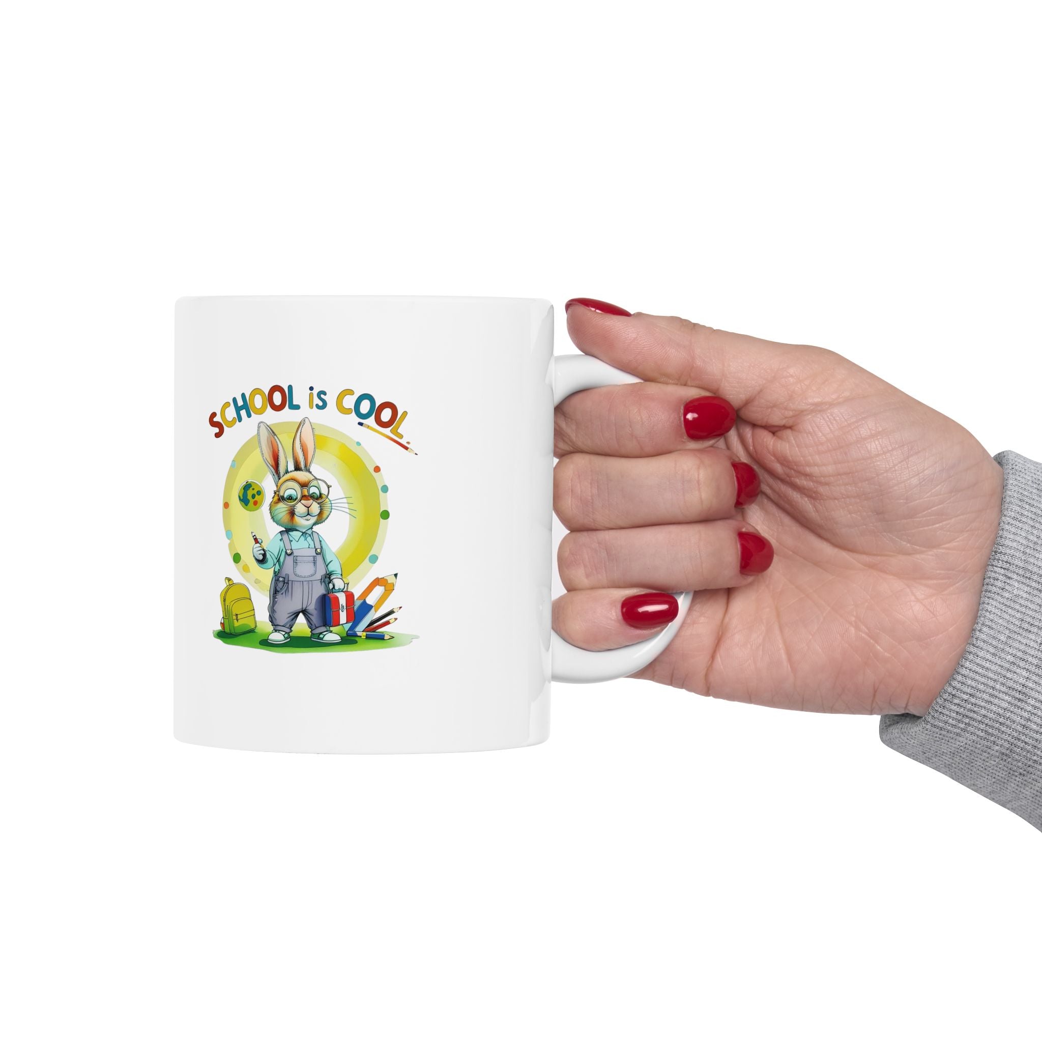 School is Cool Ceramic Mug, 11oz & 15oz