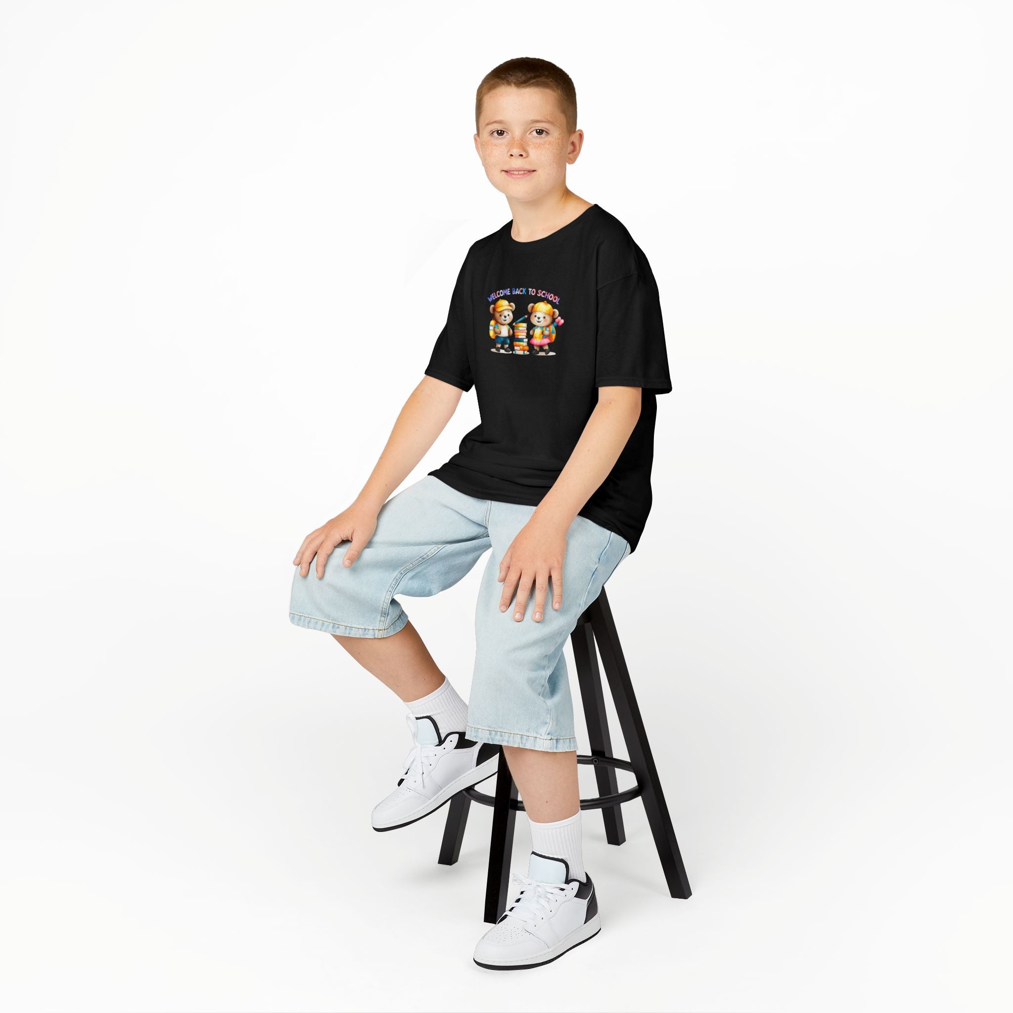 Welcome Back to School Kids Heavy Cotton Tee