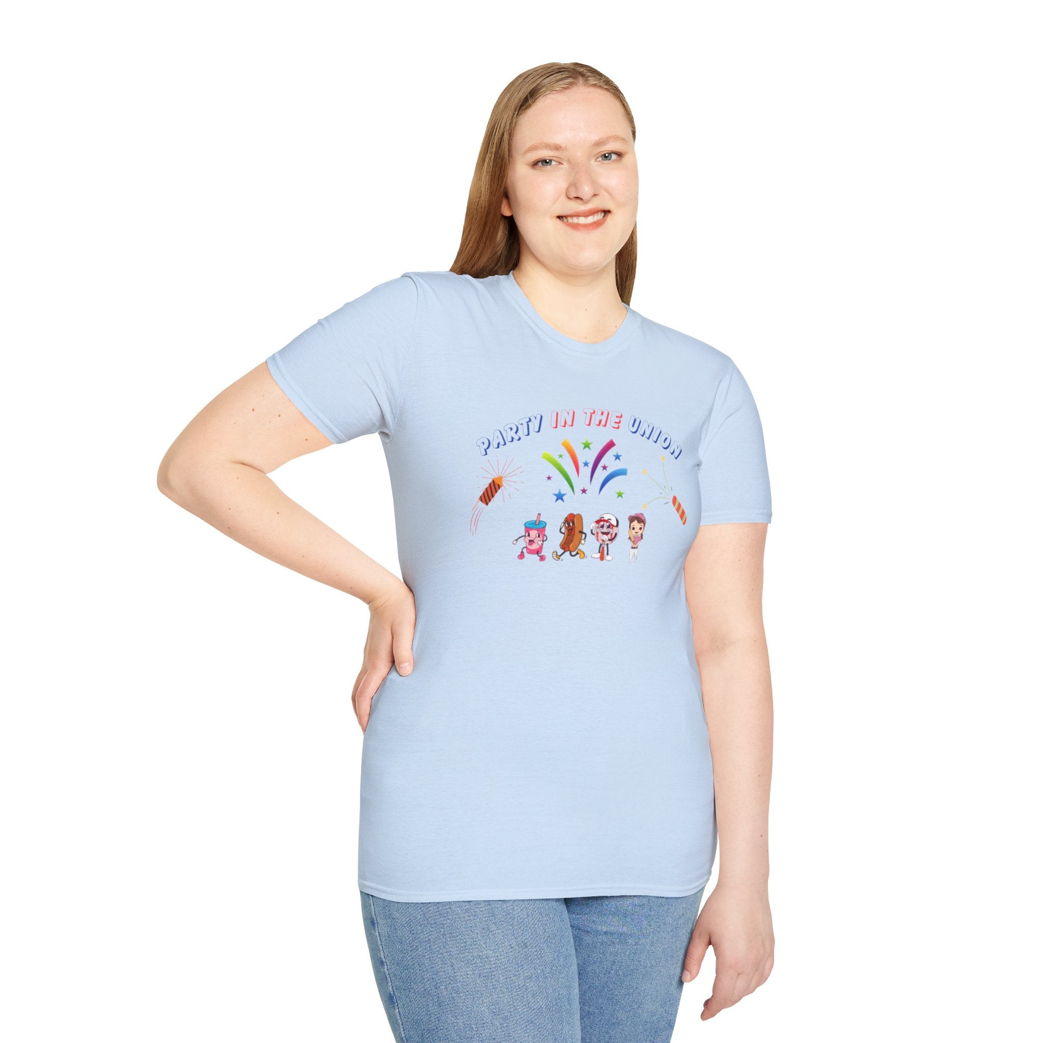 Party In The Union Unisex Softstyle T-Shirt