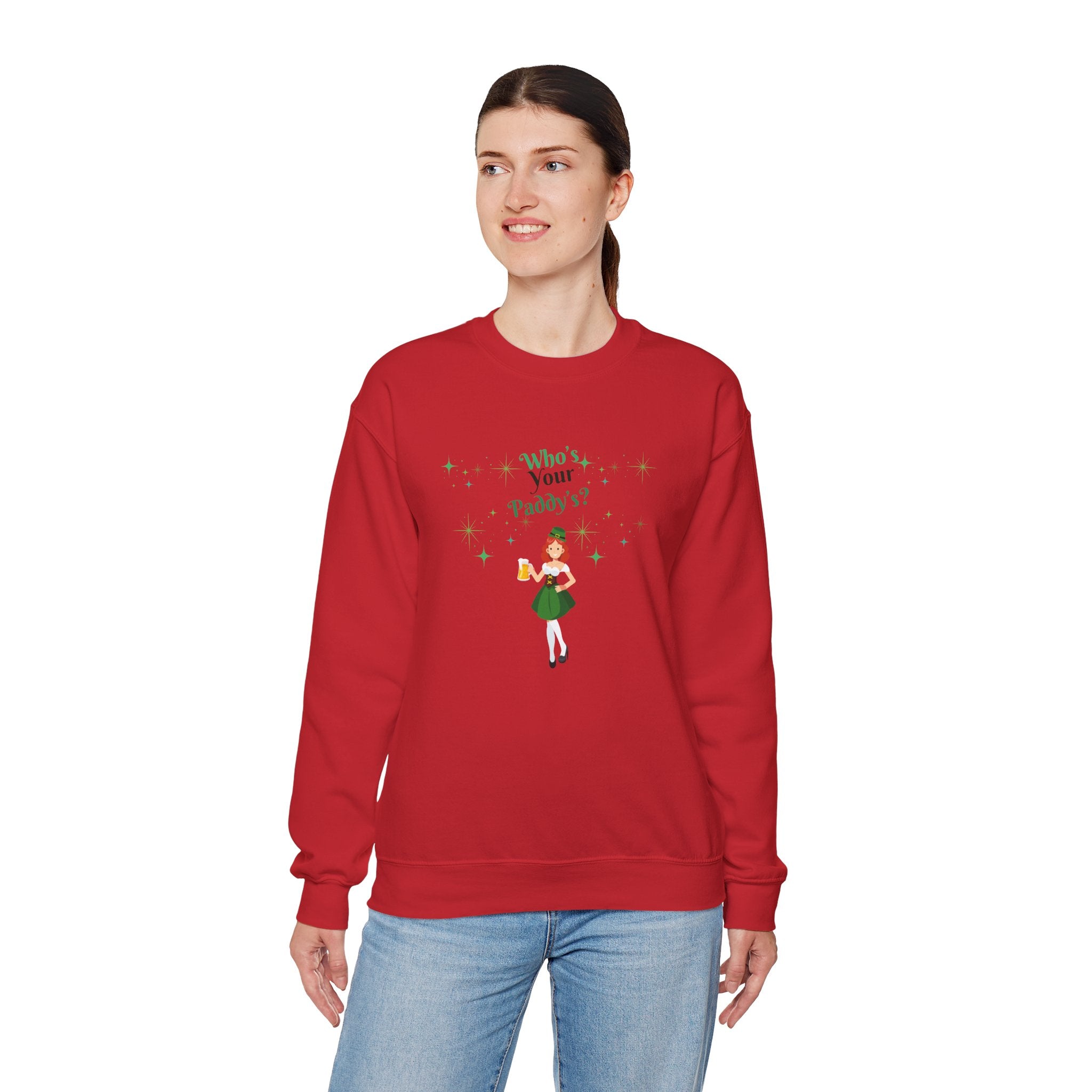 Who's Your Paddy's? Unisex Crewneck Sweatshirt - Perfect for St. Patrick's Day Celebrations