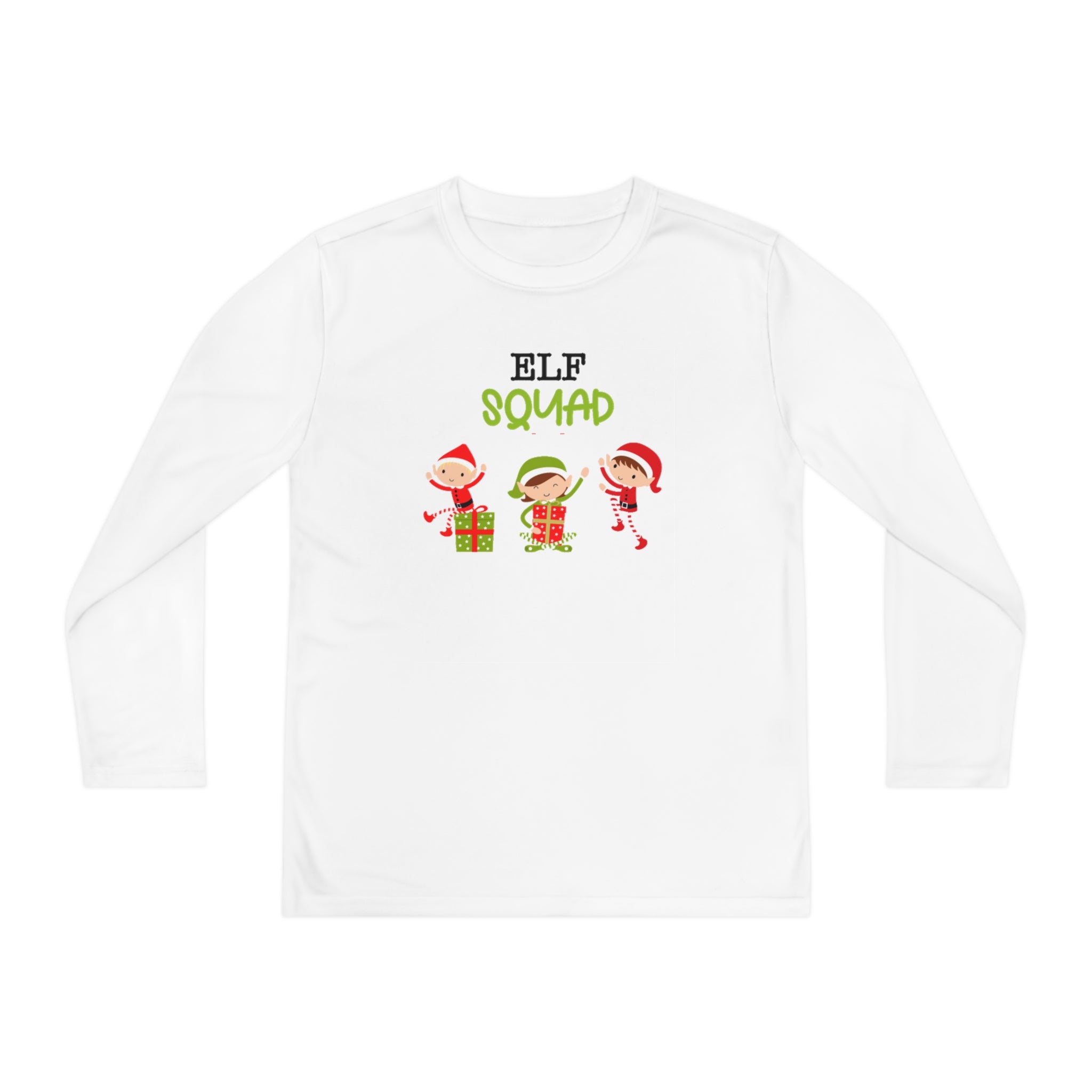 Elf Squad Youth Long Sleeve Competitor Tee