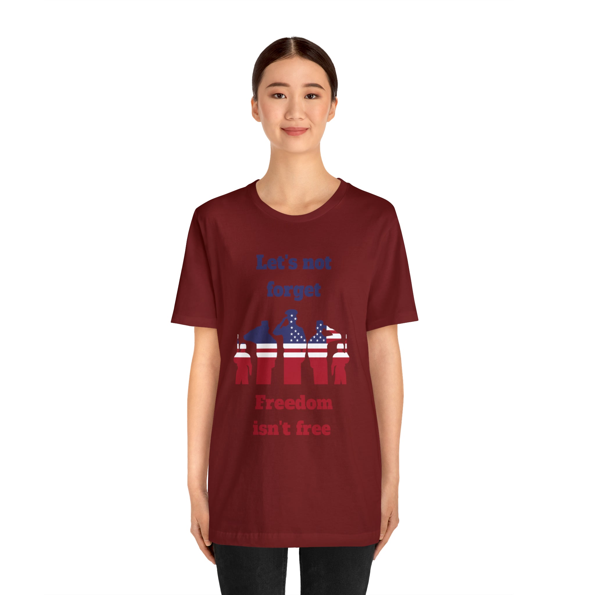 Memorial Day Freedom Is Not Free Unisex Jersey Short Sleeve Tee