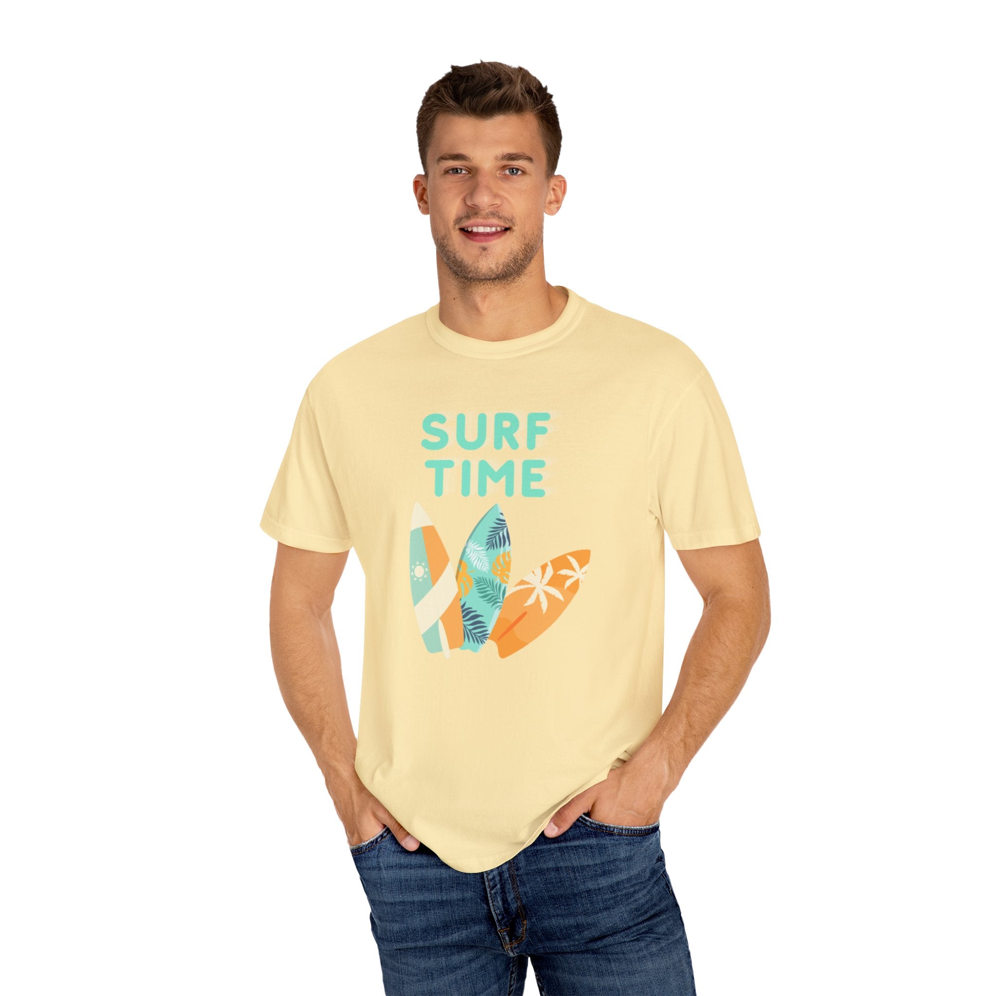 Surf Time Unisex Garment-Dyed T-shirt