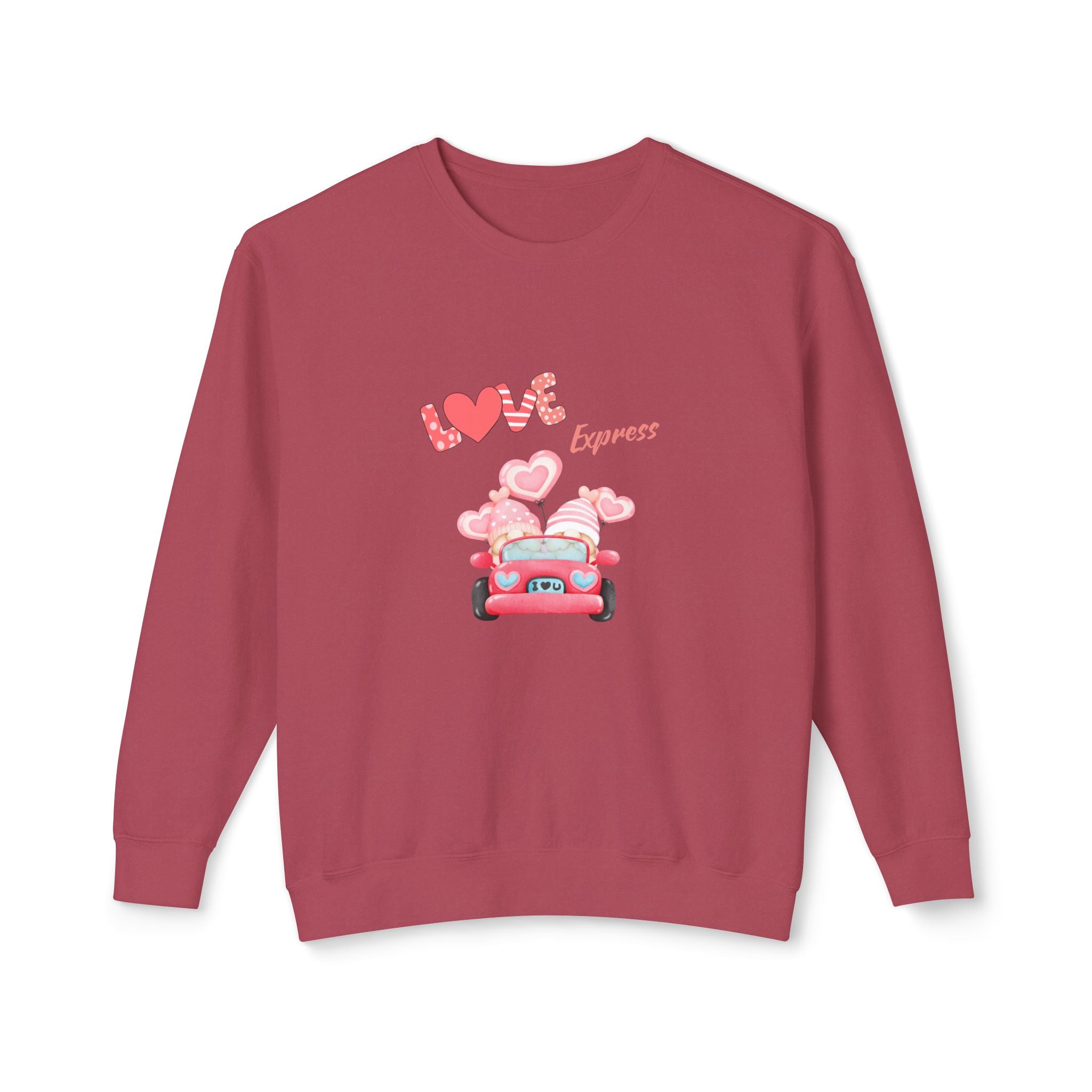 Love Express Unisex Lightweight Crewneck Sweatshirt