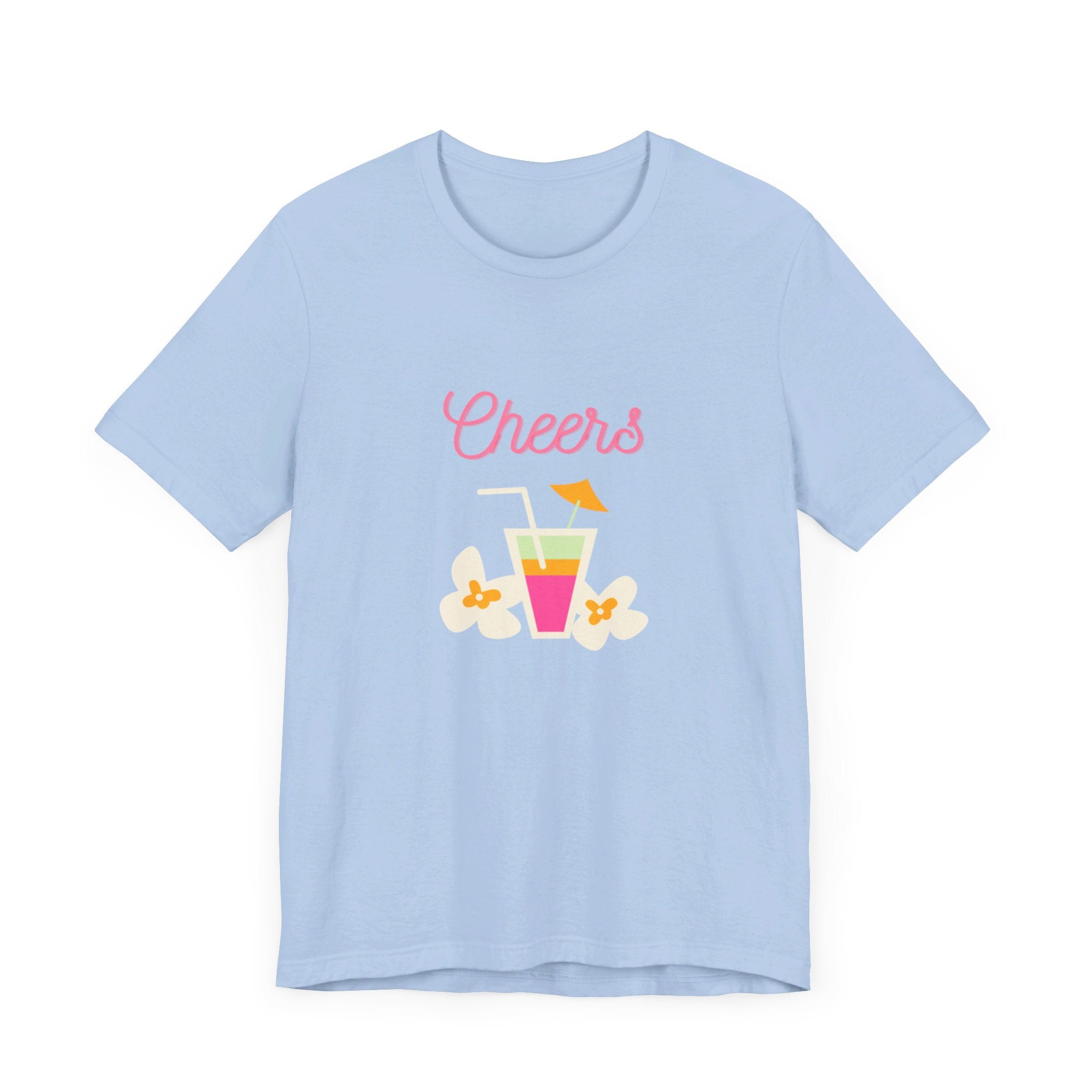 Cheers To Summer Unisex Jersey Short Sleeve Tee