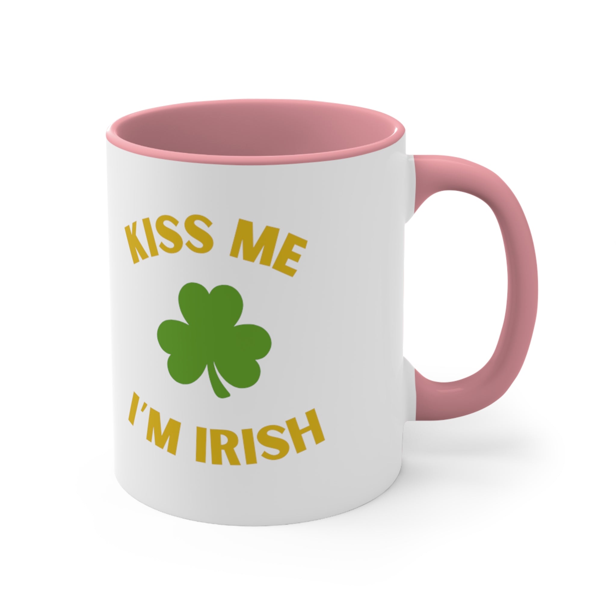Kiss Me I'm Irish Accent Coffee Mug, 11oz