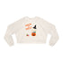 Trick or Treat Women's Cropped Fleece Pullover
