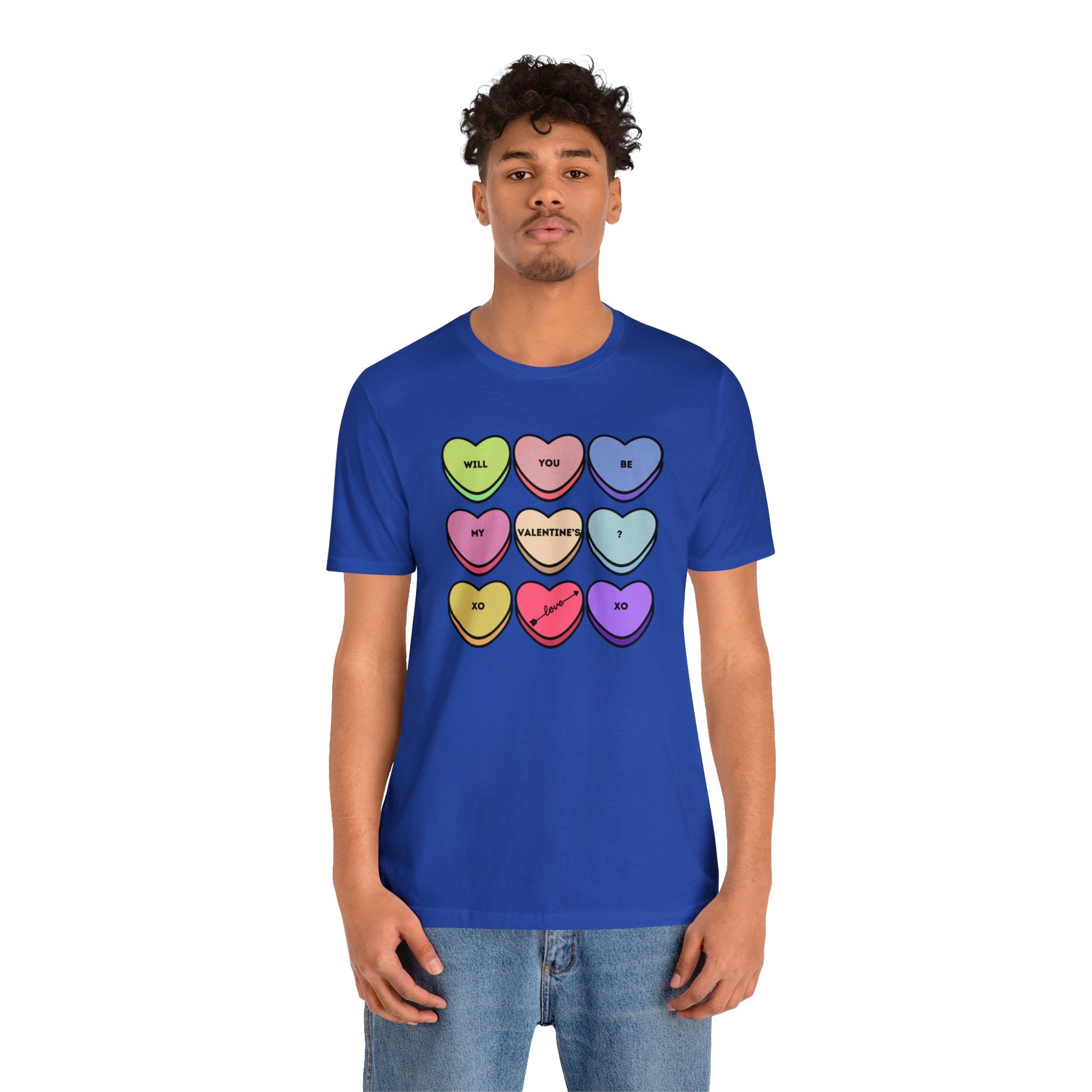 Will You Be My Valentine? Unisex Jersey Short Sleeve Tee