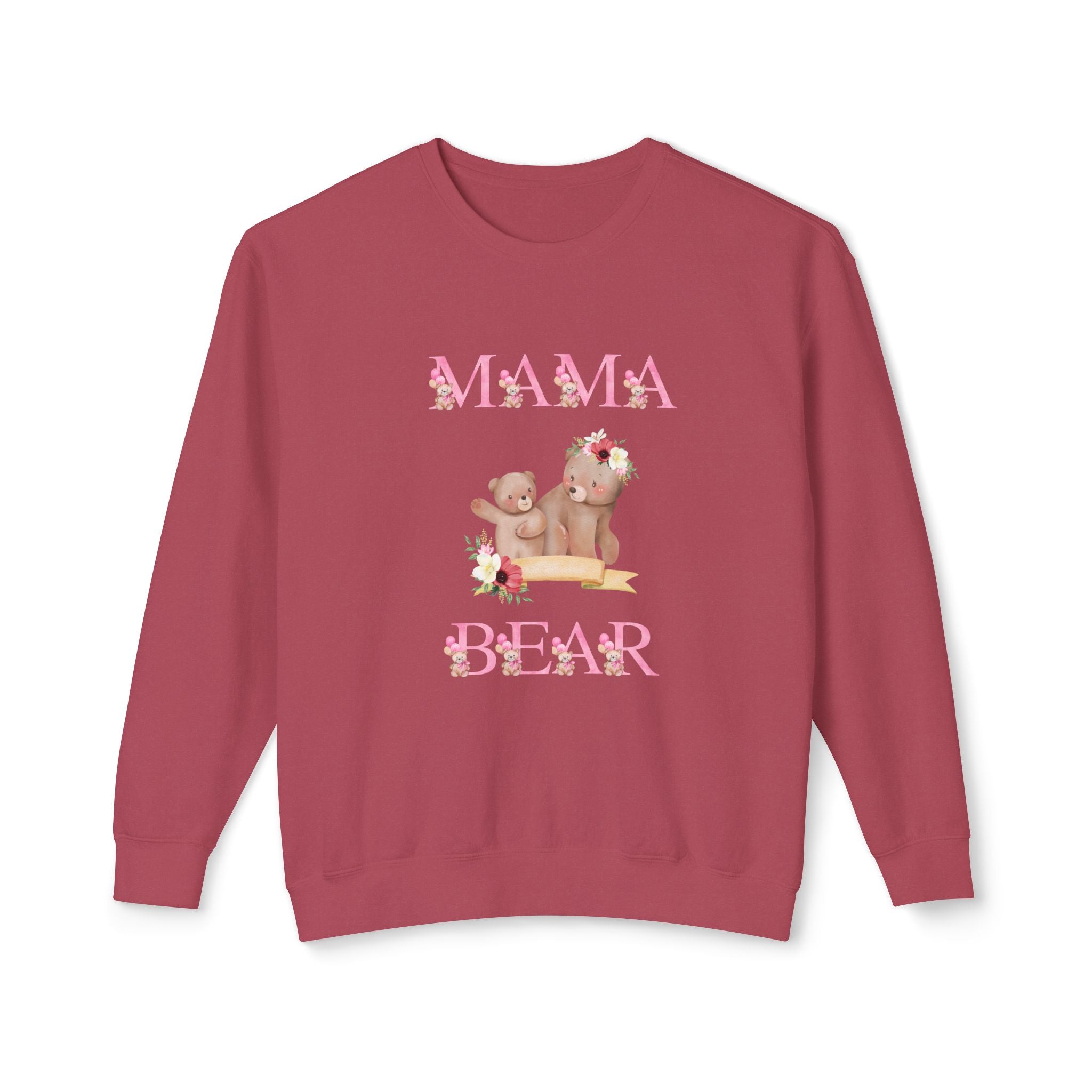 Mama Bear Unisex Lightweight Crewneck Sweatshirt
