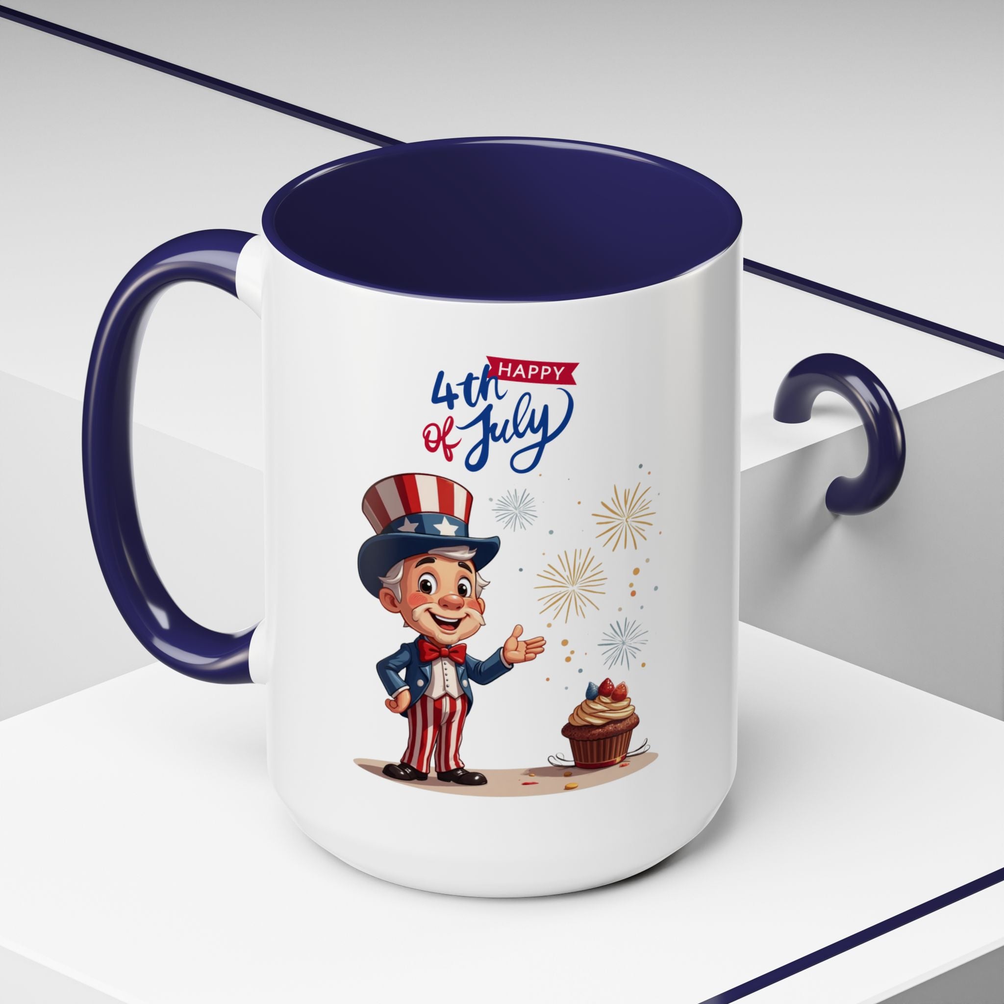 Uncle Sam Happy 4th of July Coffee Mug