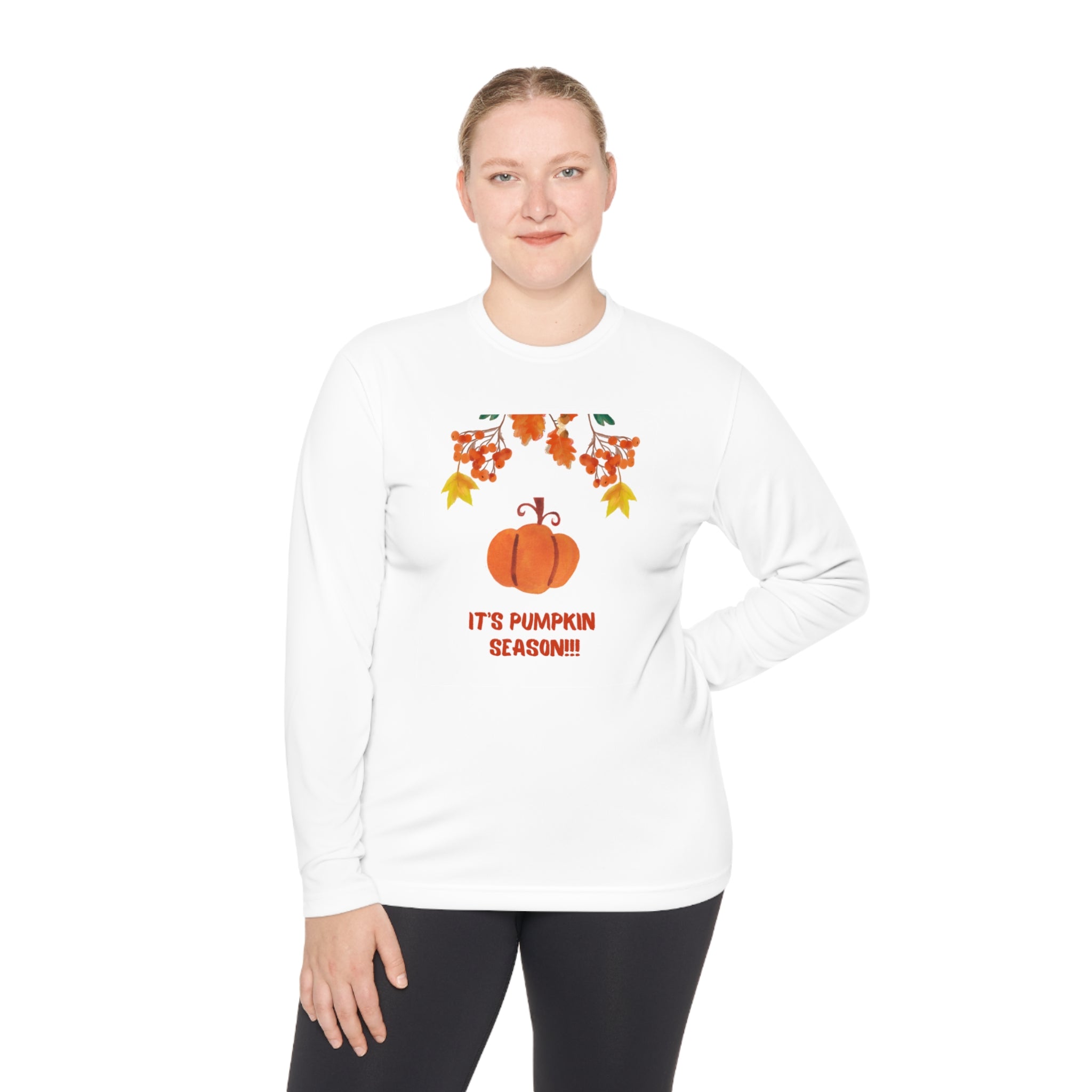 Pumpkin Season Unisex Lightweight Long Sleeve Tee