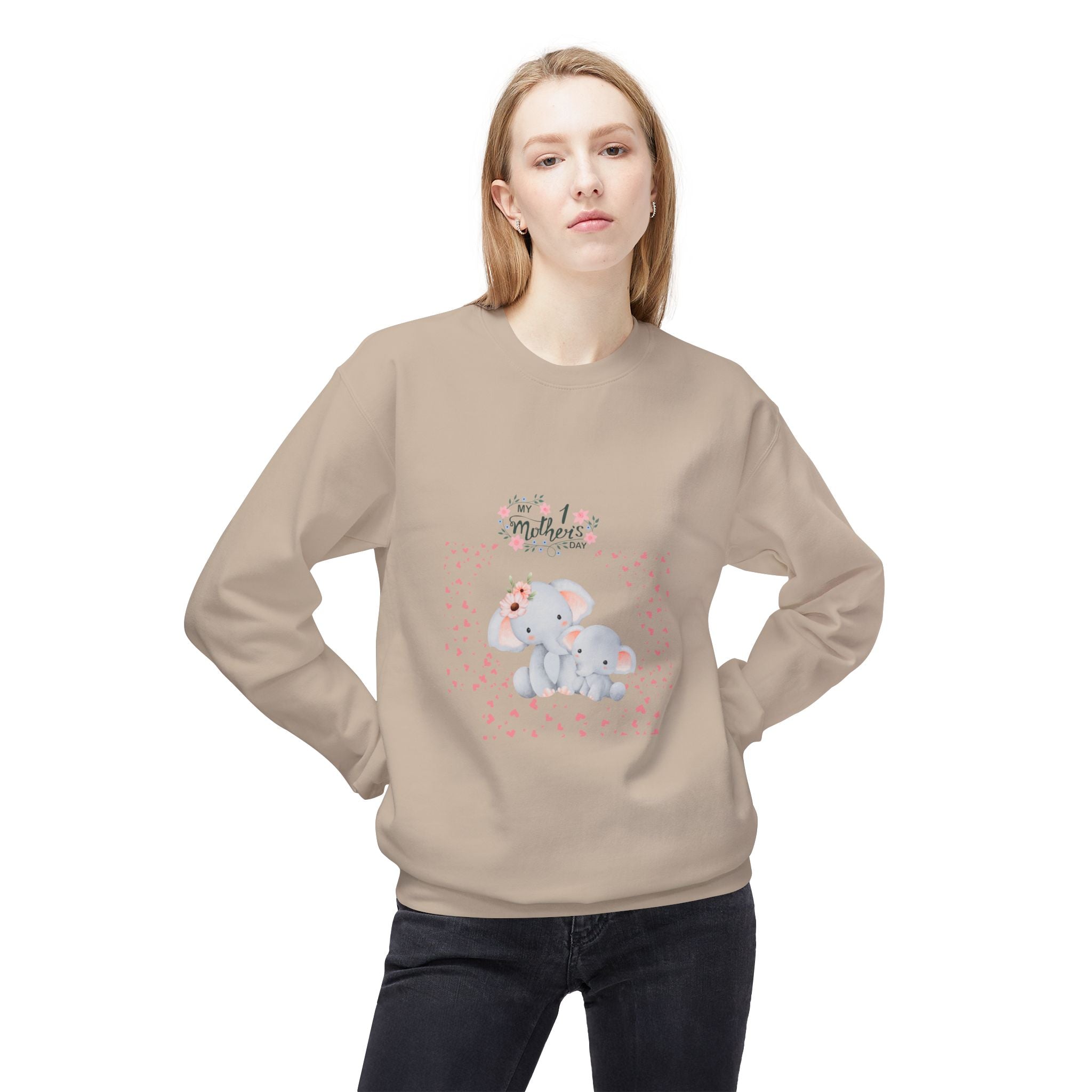 My 1st Mother's Day Fleece Crewneck Sweatshirt