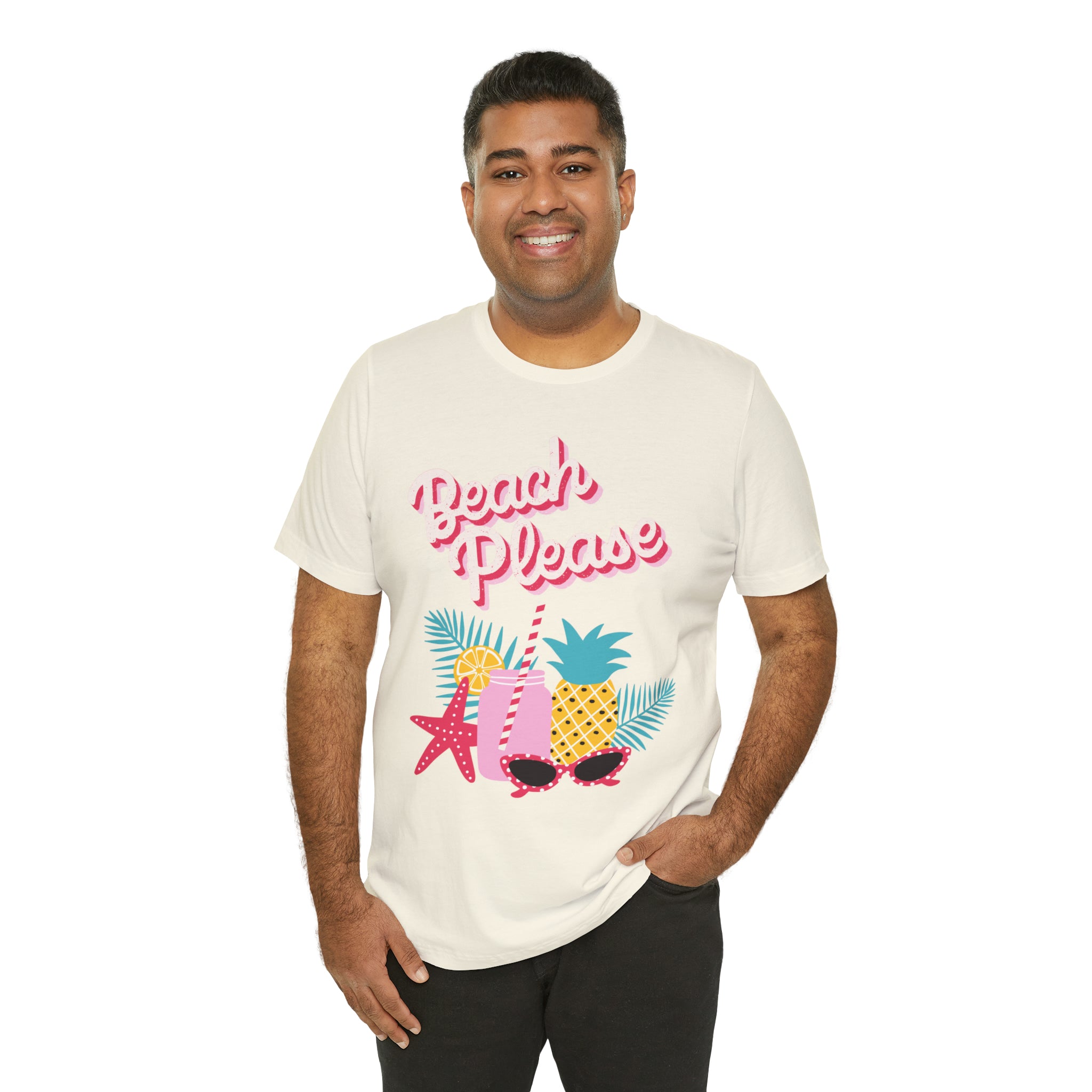 Beach Please Unisex Jersey Short Sleeve Tee