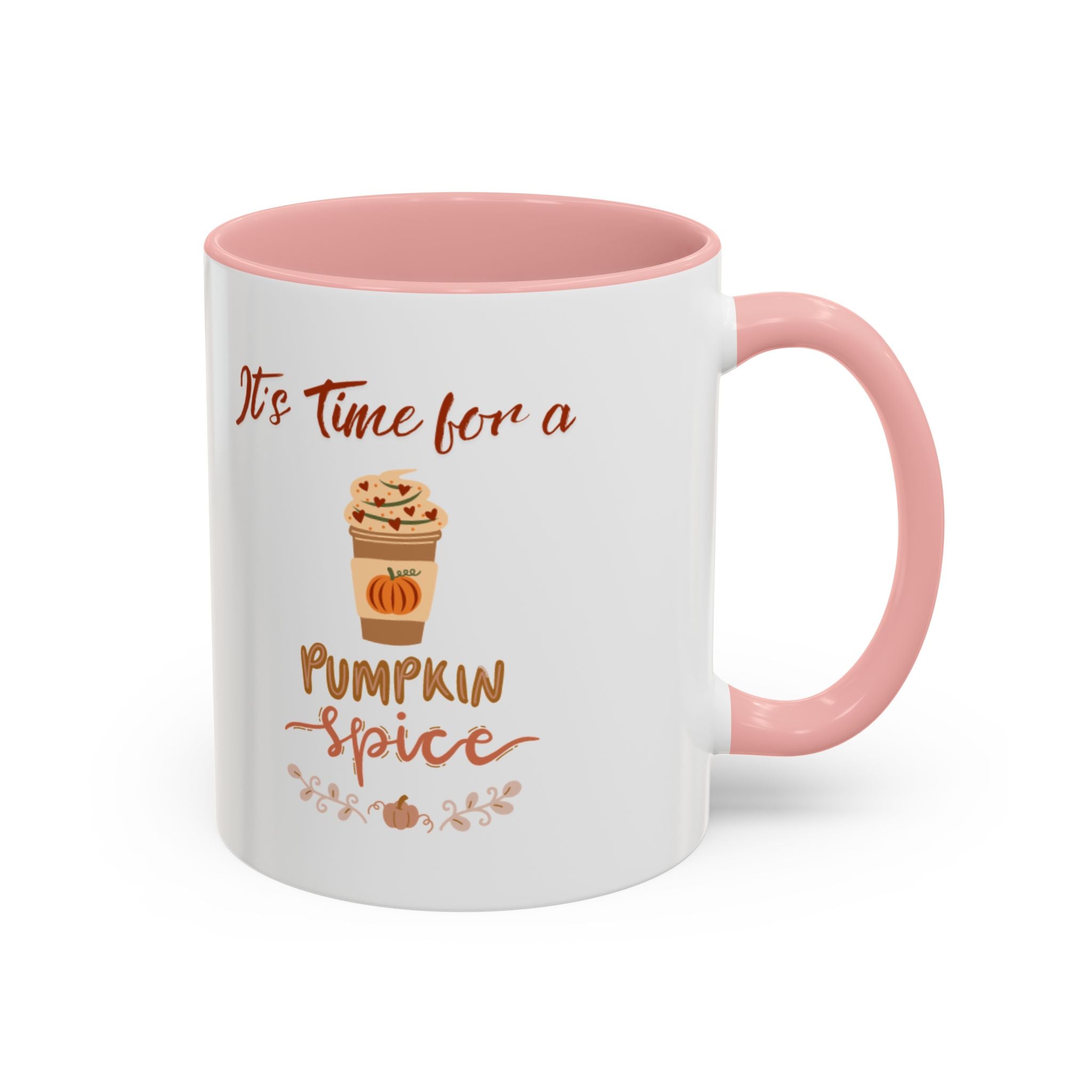 It's Time For A Pumpkin Spice Accent Coffee Mug (11, 15oz)