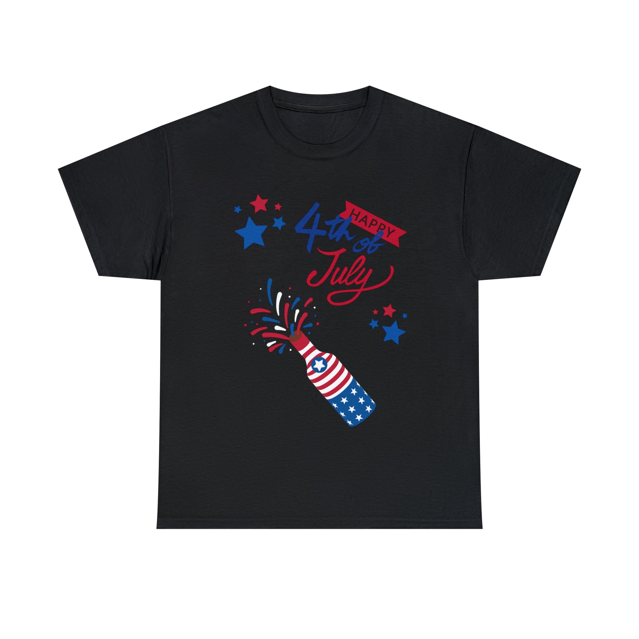 Happy 4th Of July Celebration Unisex Heavy Cotton Tee