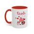 Gnome Valentine's Day Accent Coffee Mug (11, 15oz)