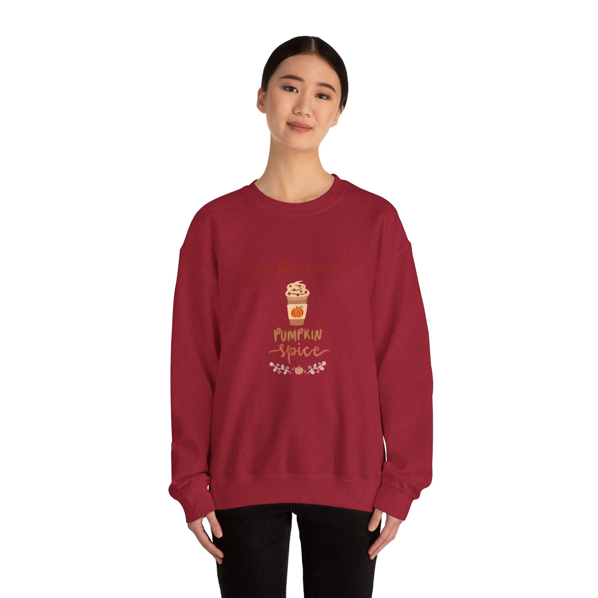 It's Time For A Pumpkin Spice Unisex Heavy Blend™ Crewneck Sweatshirt