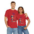 Uncle Sam Tee Happy of July, Unisex Heavy Cotton Shirt